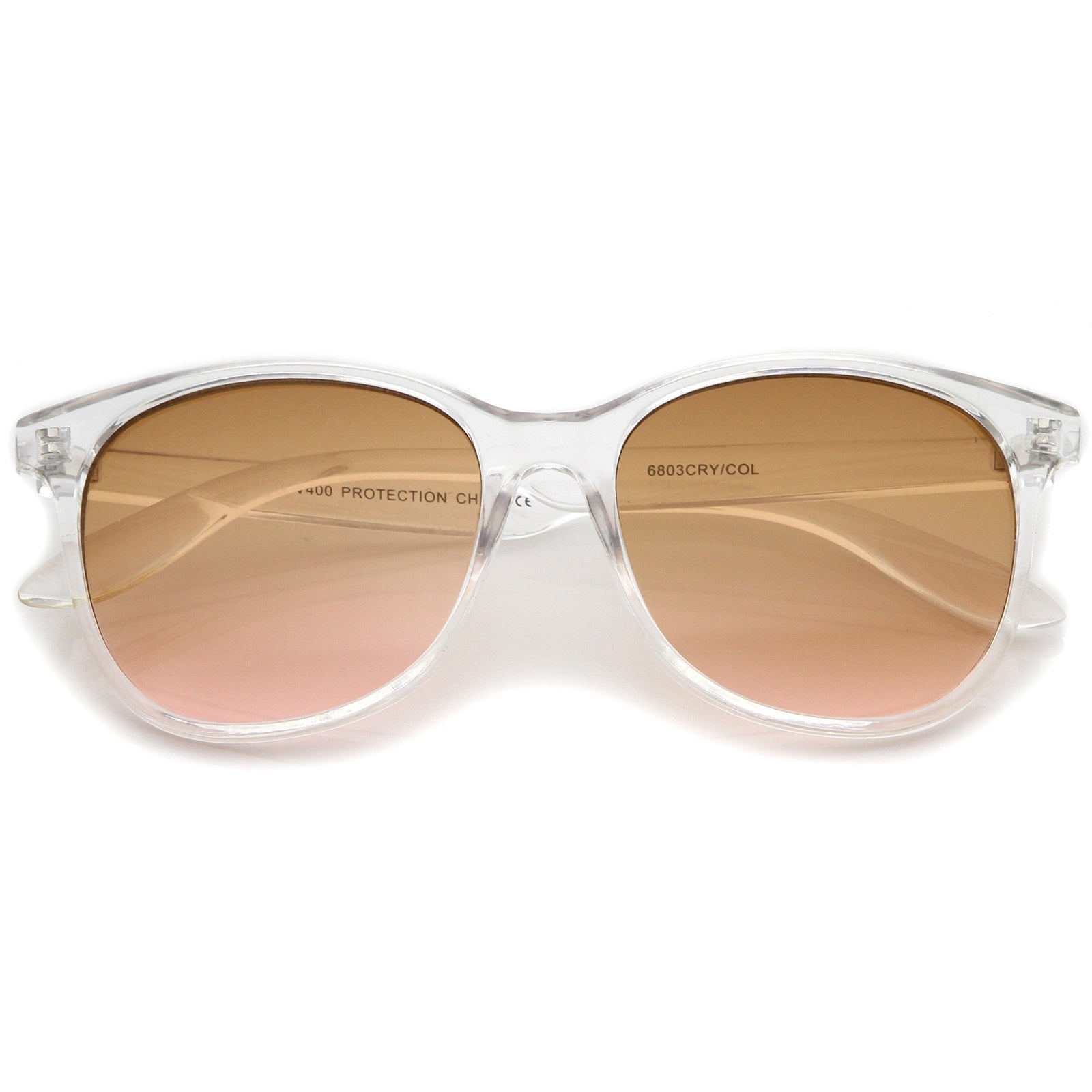 Clear / Orange-Pink
