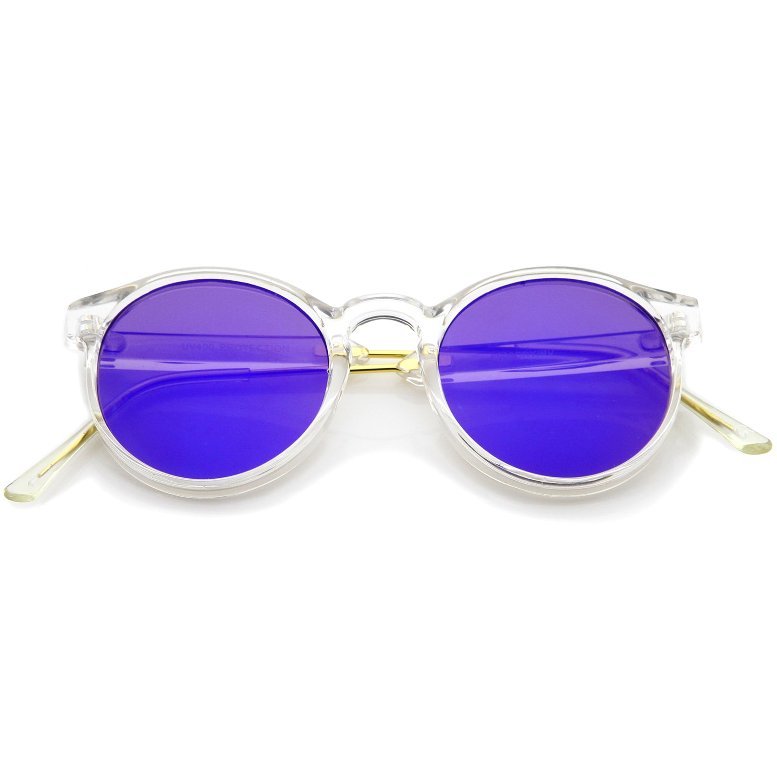 Clear-Gold / Blue Mirror