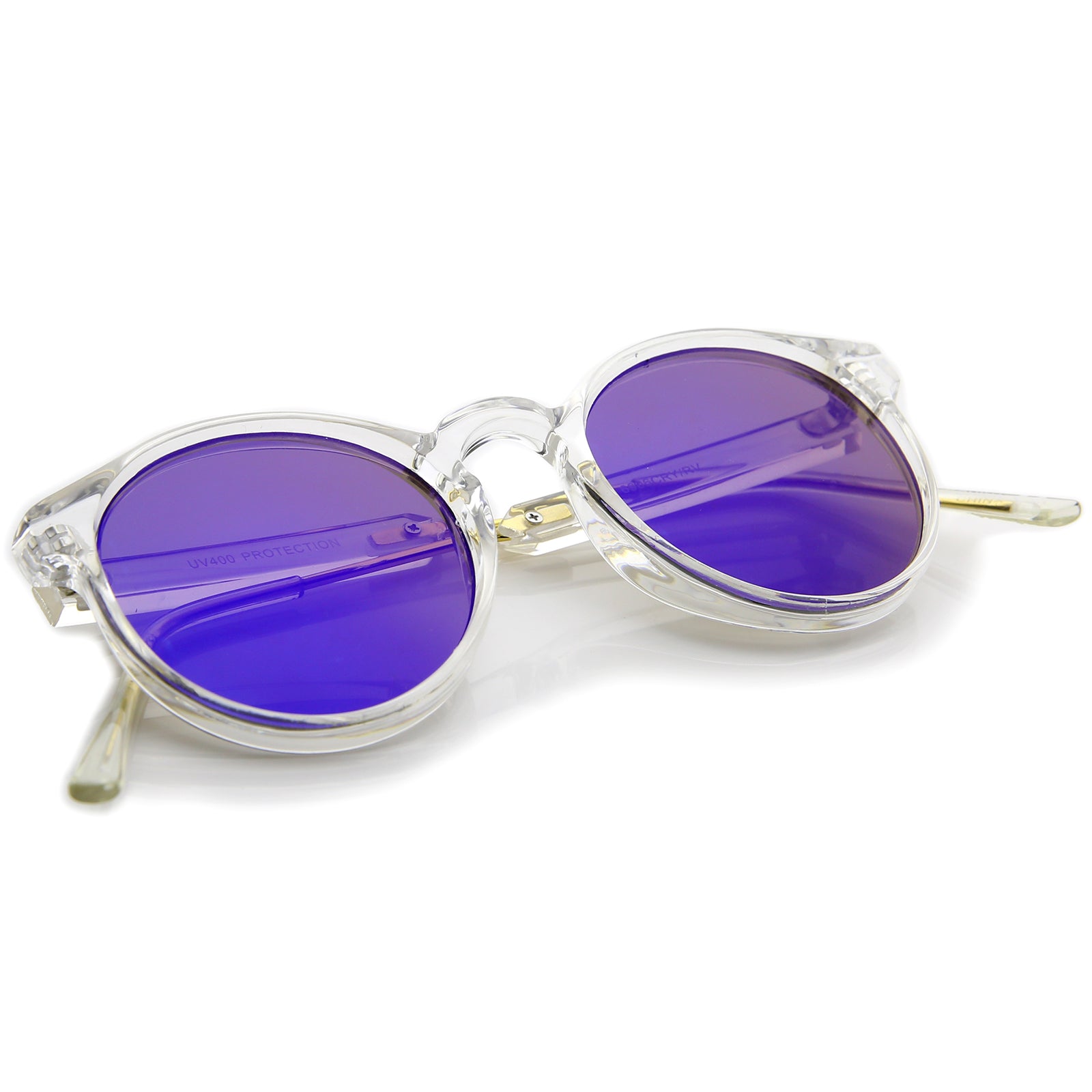 Clear-Gold / Blue Mirror