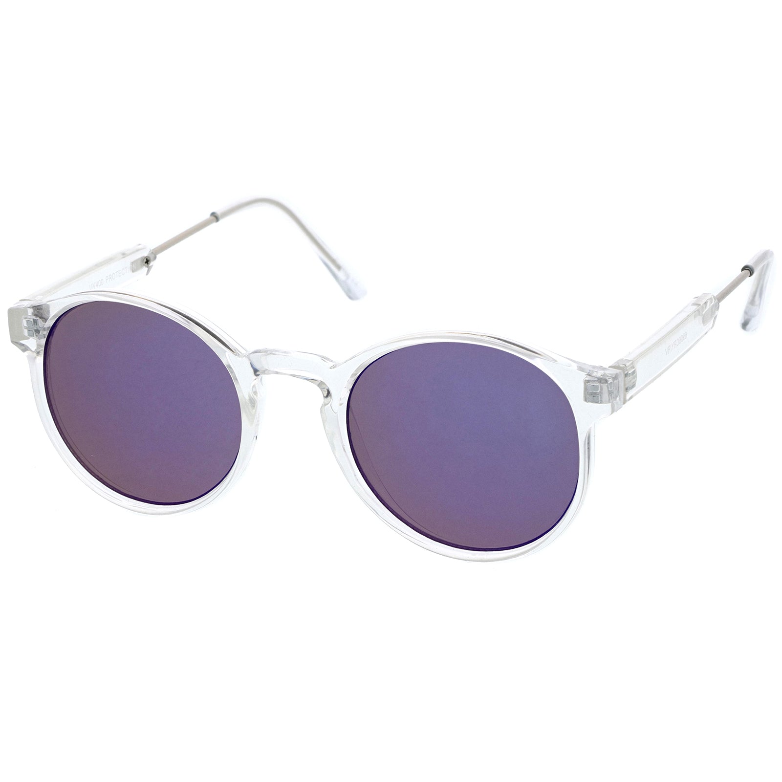 Clear-Silver / Blue Mirror