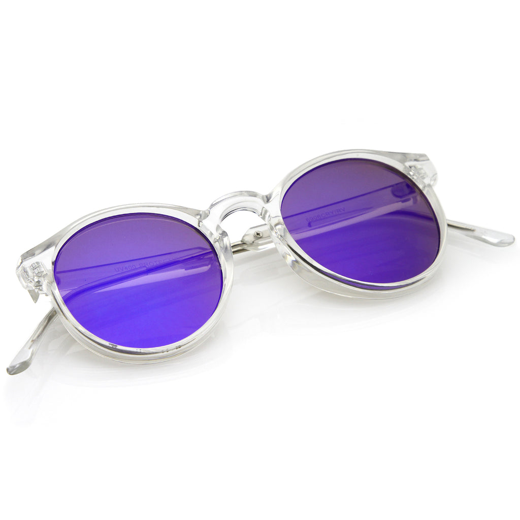 Clear-Silver / Blue Mirror
