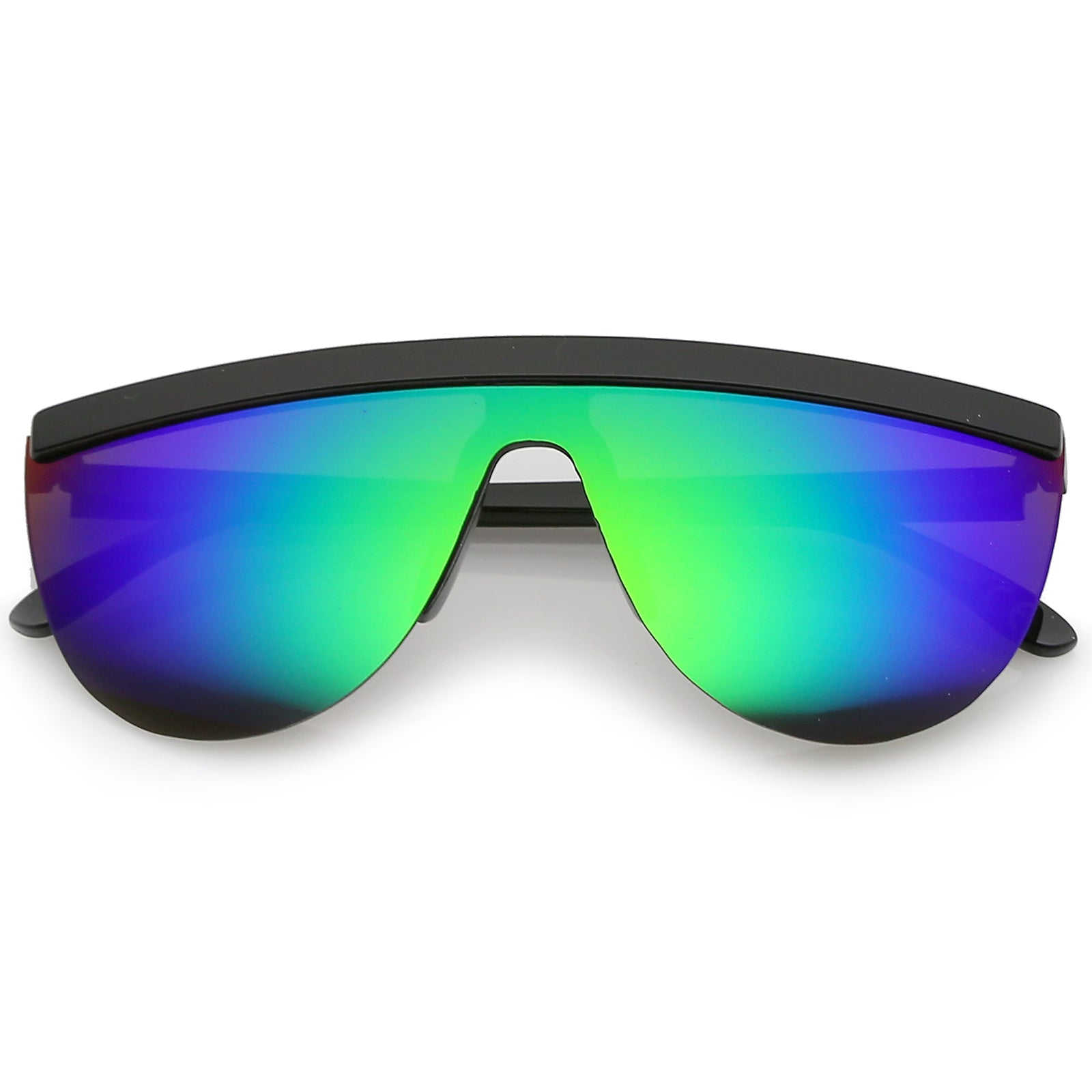 Black / Green Purple Mirror