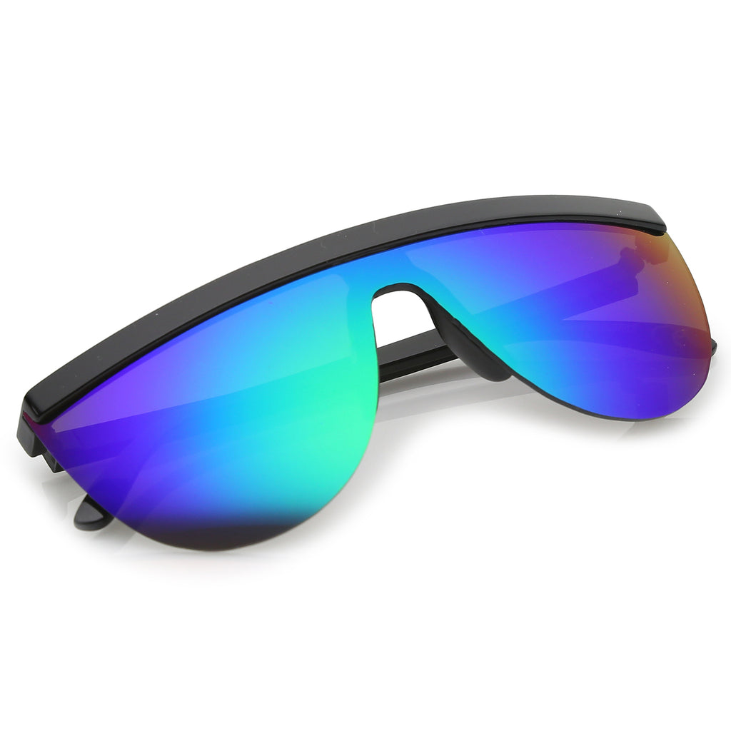 Black / Green Purple Mirror