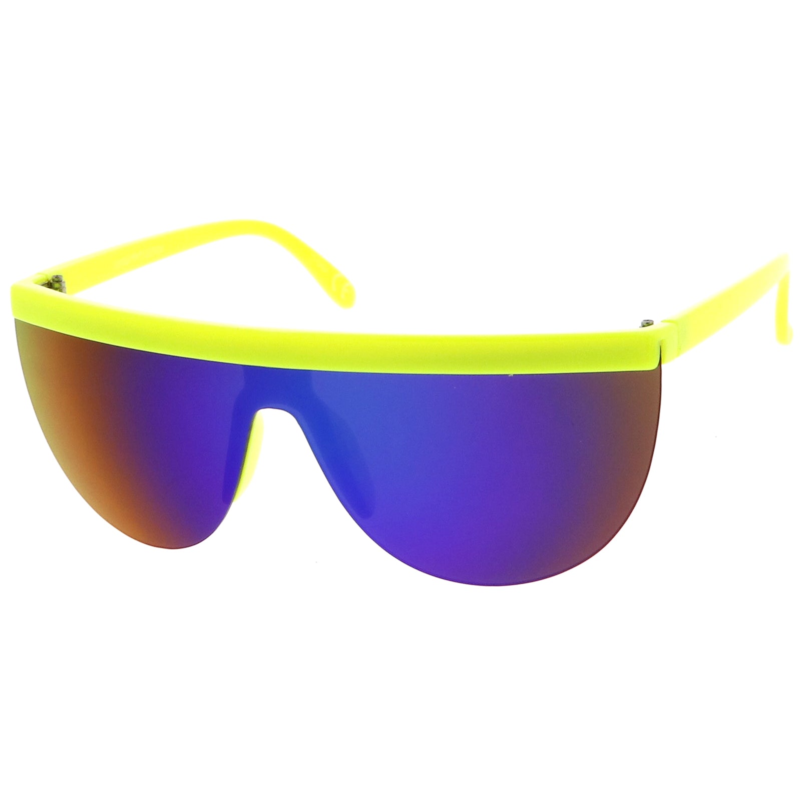 Yellow / Green Purple Mirror
