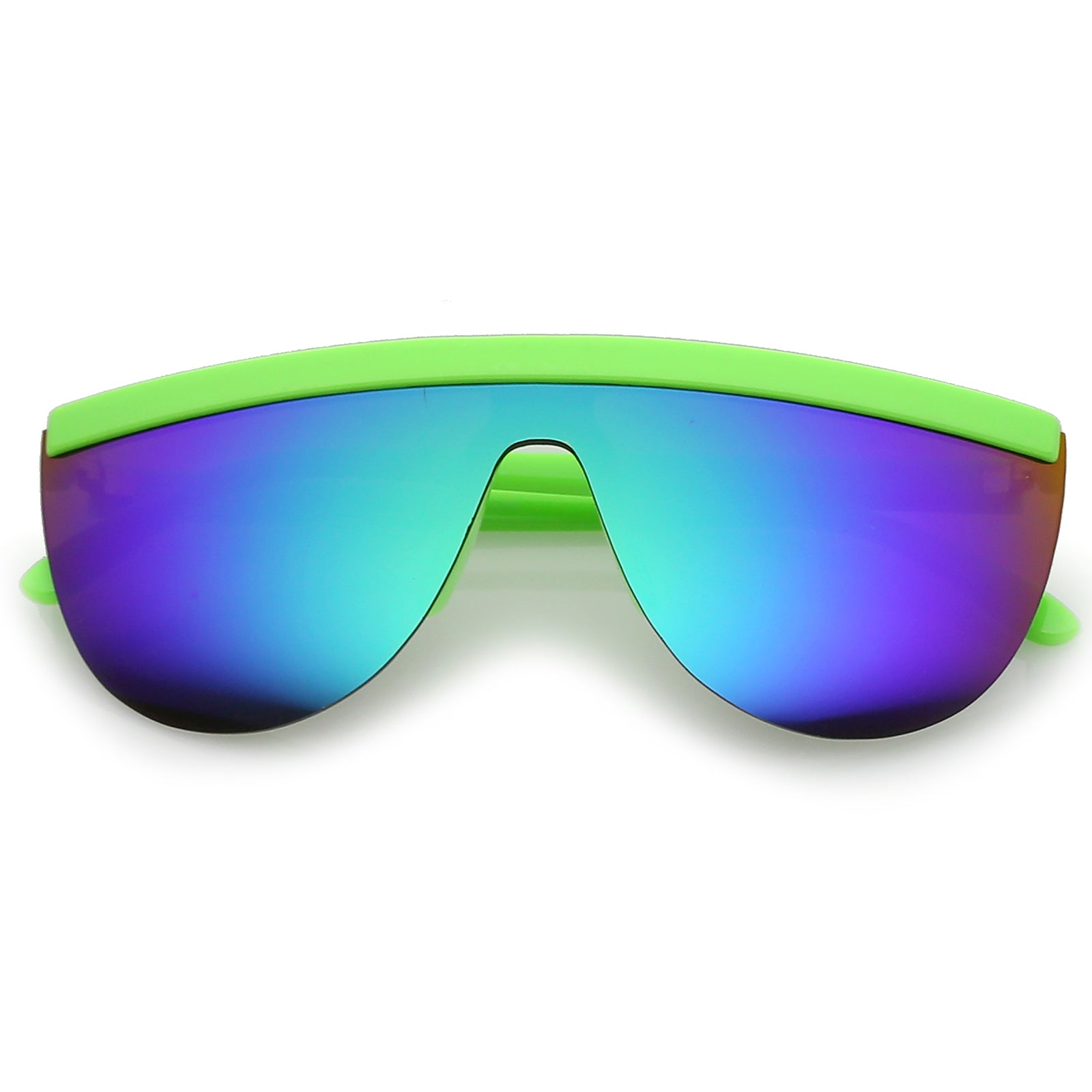 Green / Green Purple Mirror