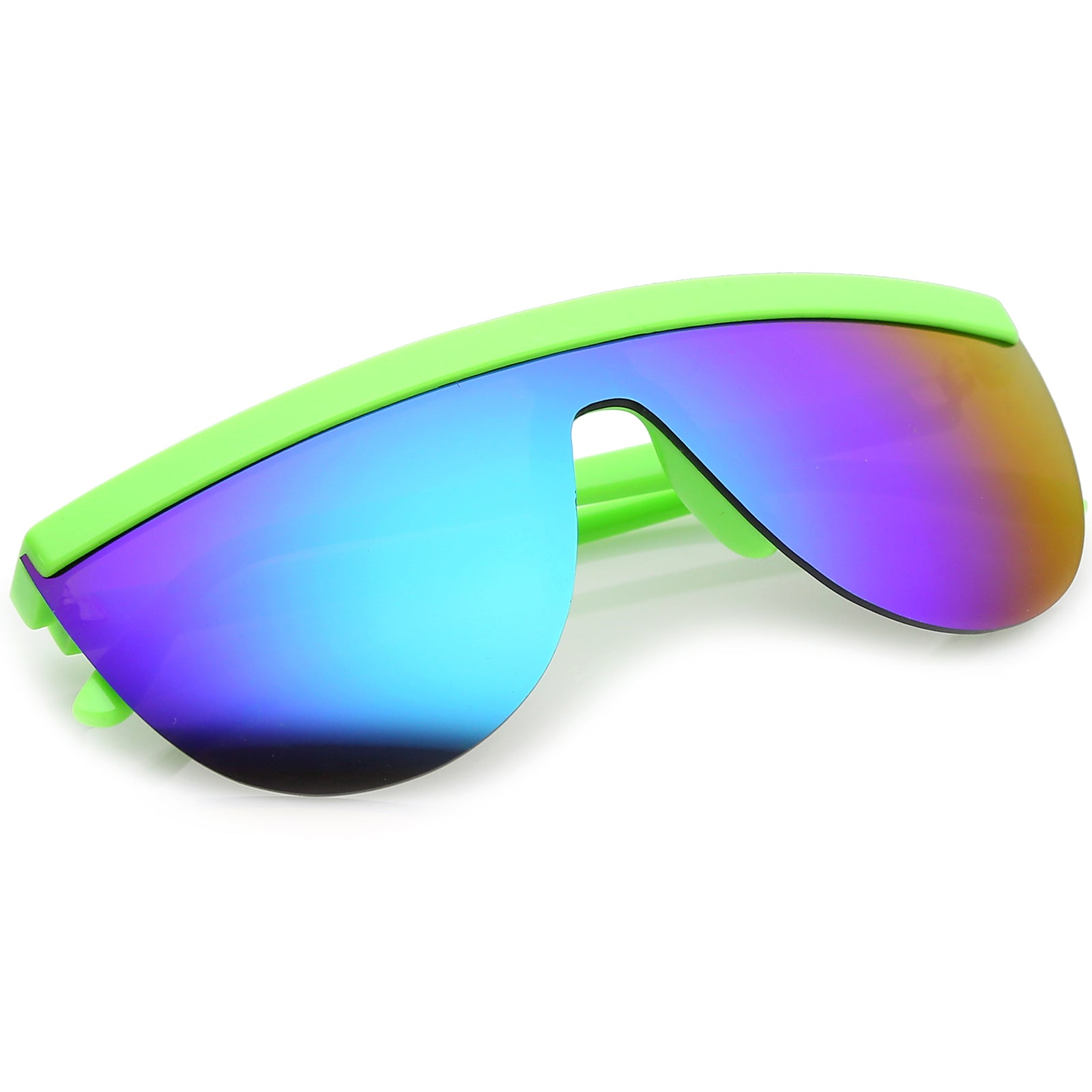 Green / Green Purple Mirror