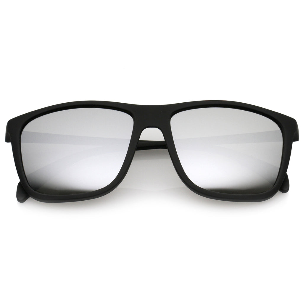 Rubberized Black / Silver Mirror