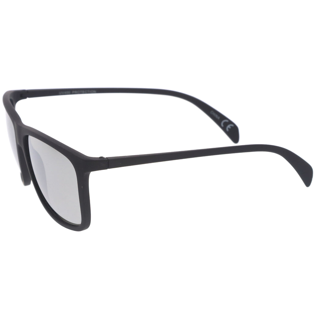 Rubberized Black / Silver Mirror