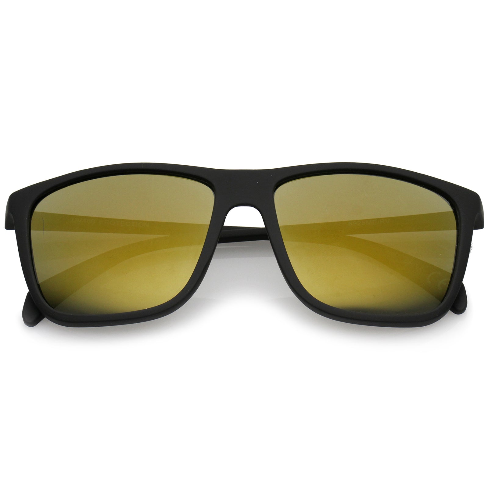 Rubberized Black / Gold Mirror