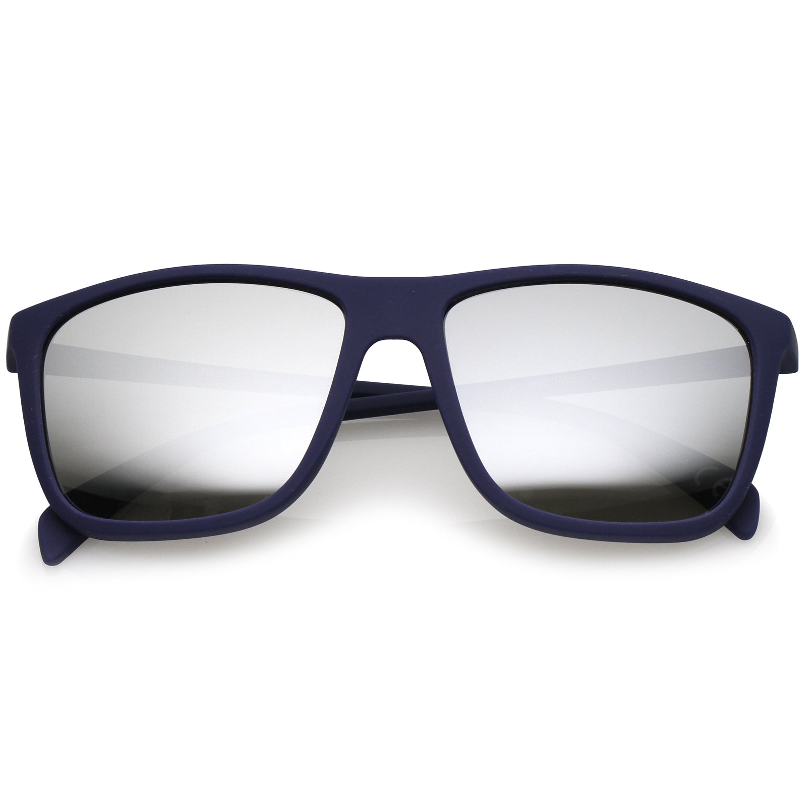 Rubberized Blue / Silver Mirror