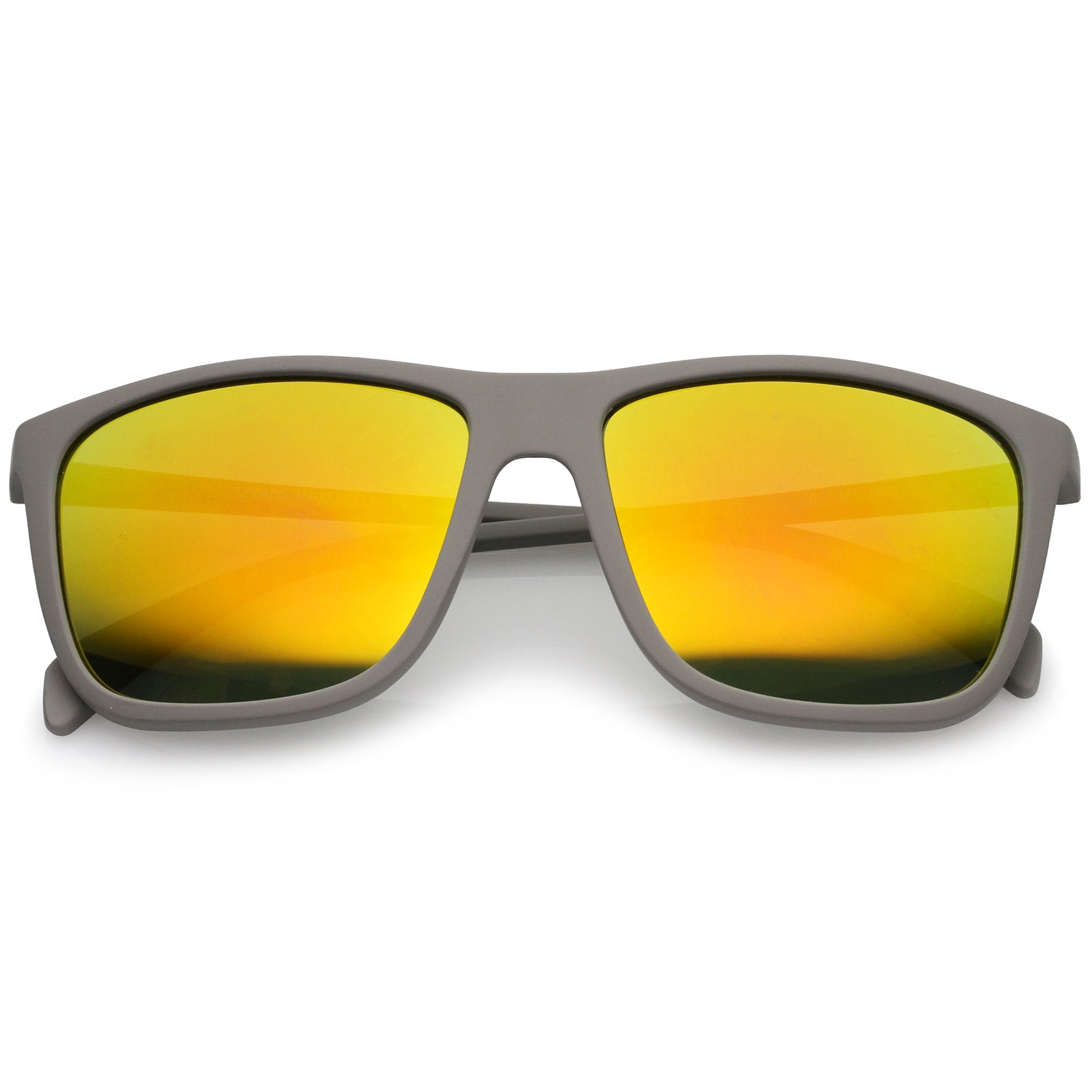 Rubberized Grey / Orange Mirror