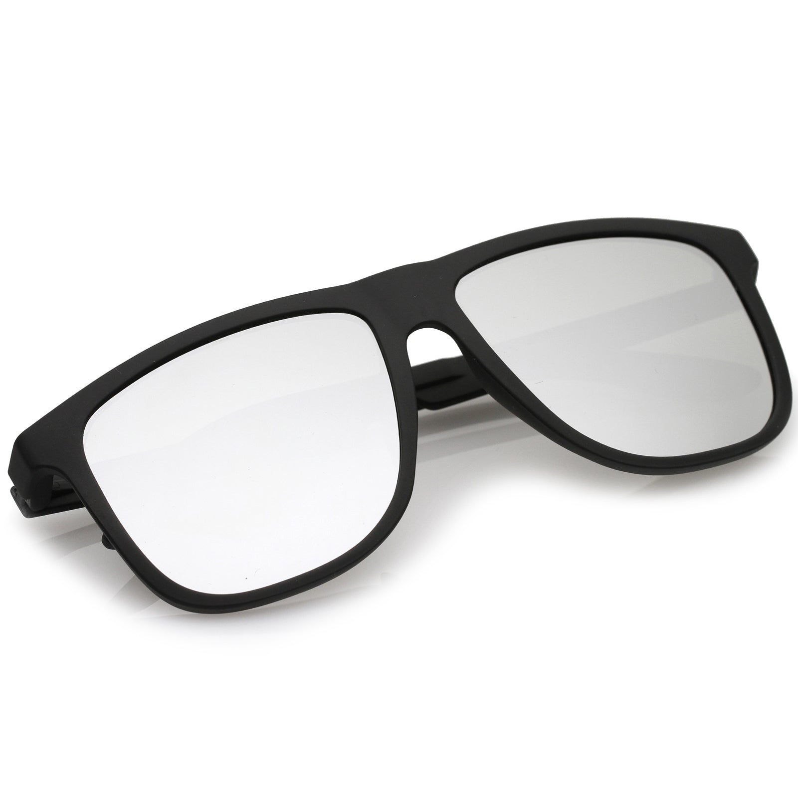 Rubberized Black / Silver Mirror