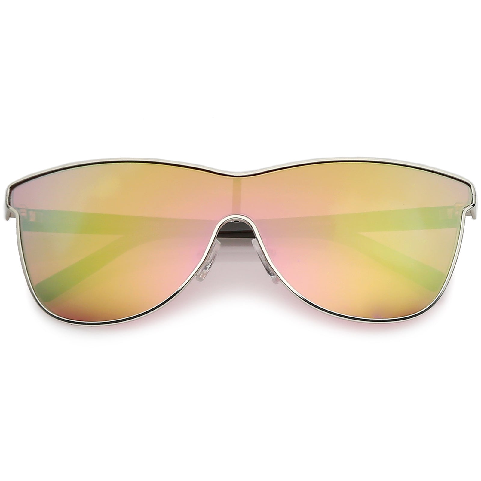 Silver / Pink Mirror