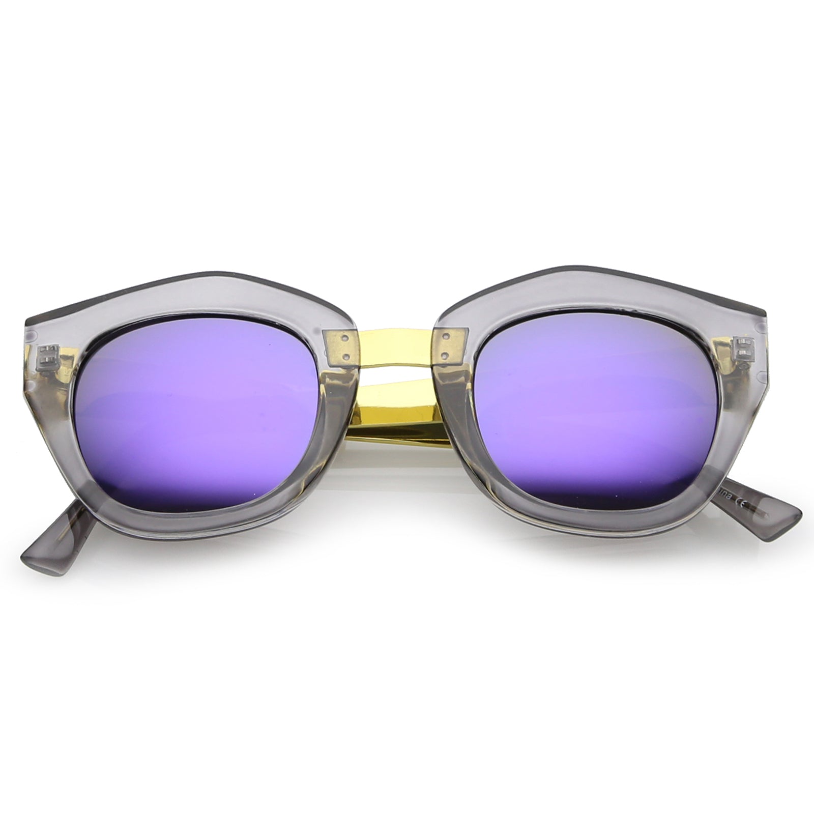 Smoke-Gold / Purple Mirror