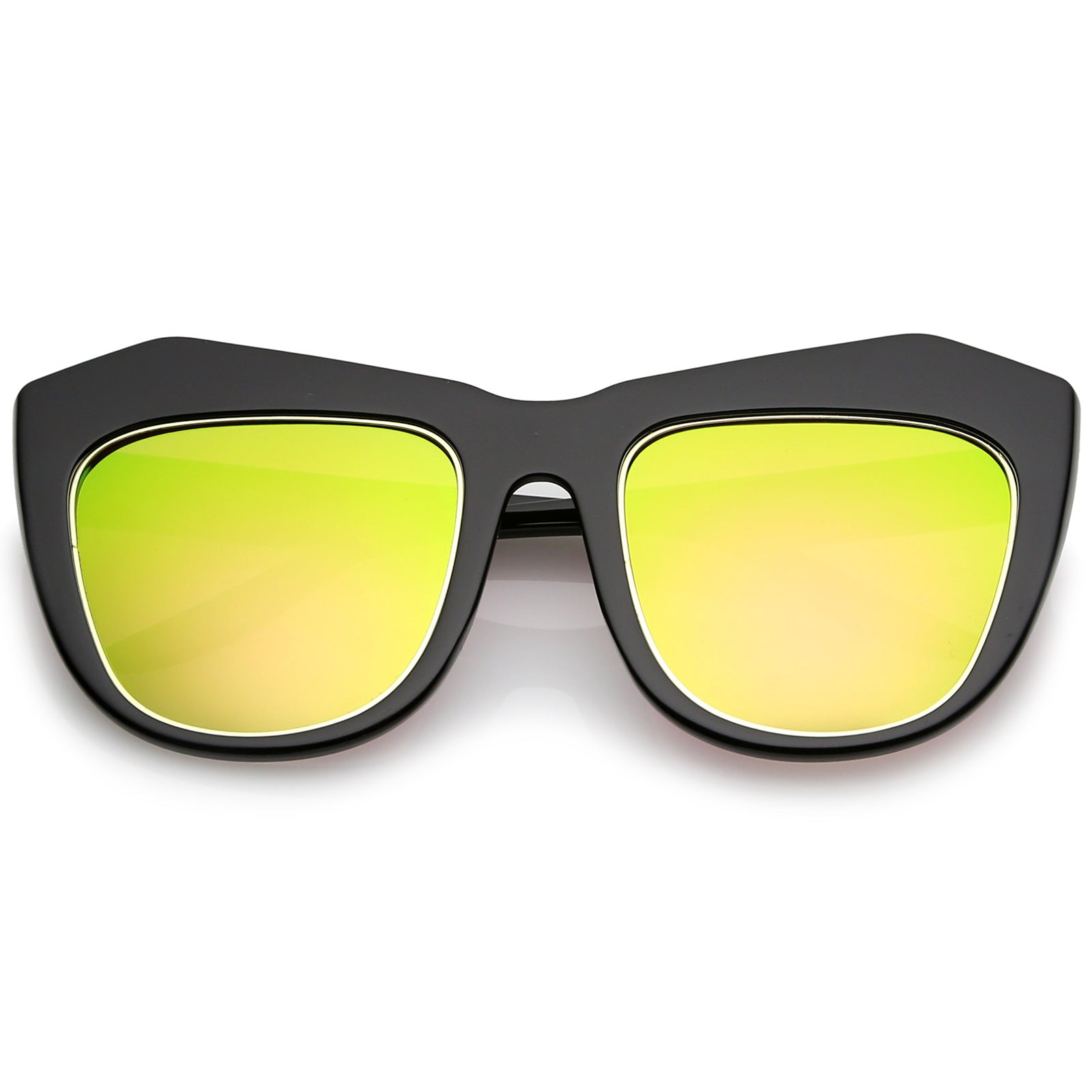 Black / Pink-Yellow Mirror