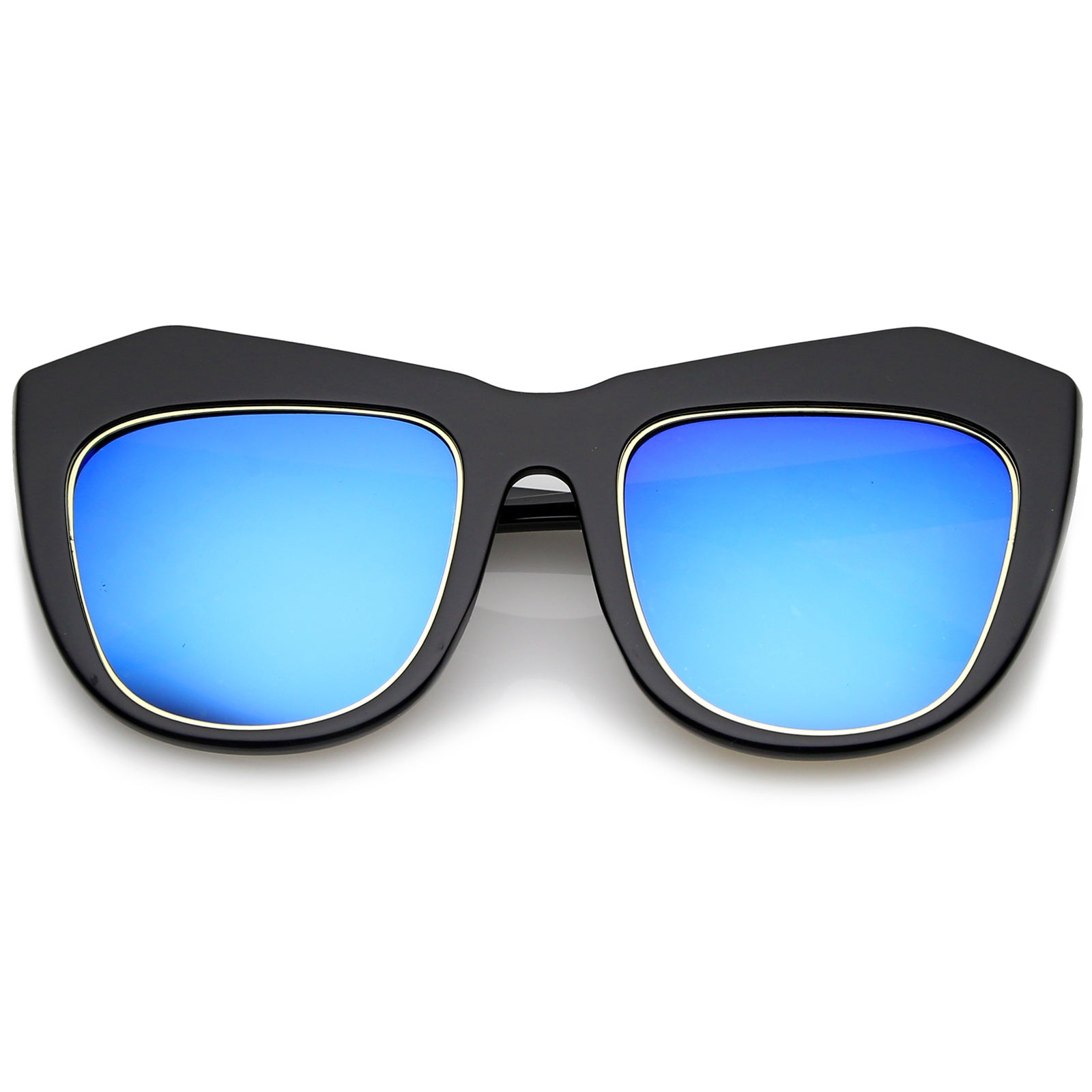 Black / Blue Mirror