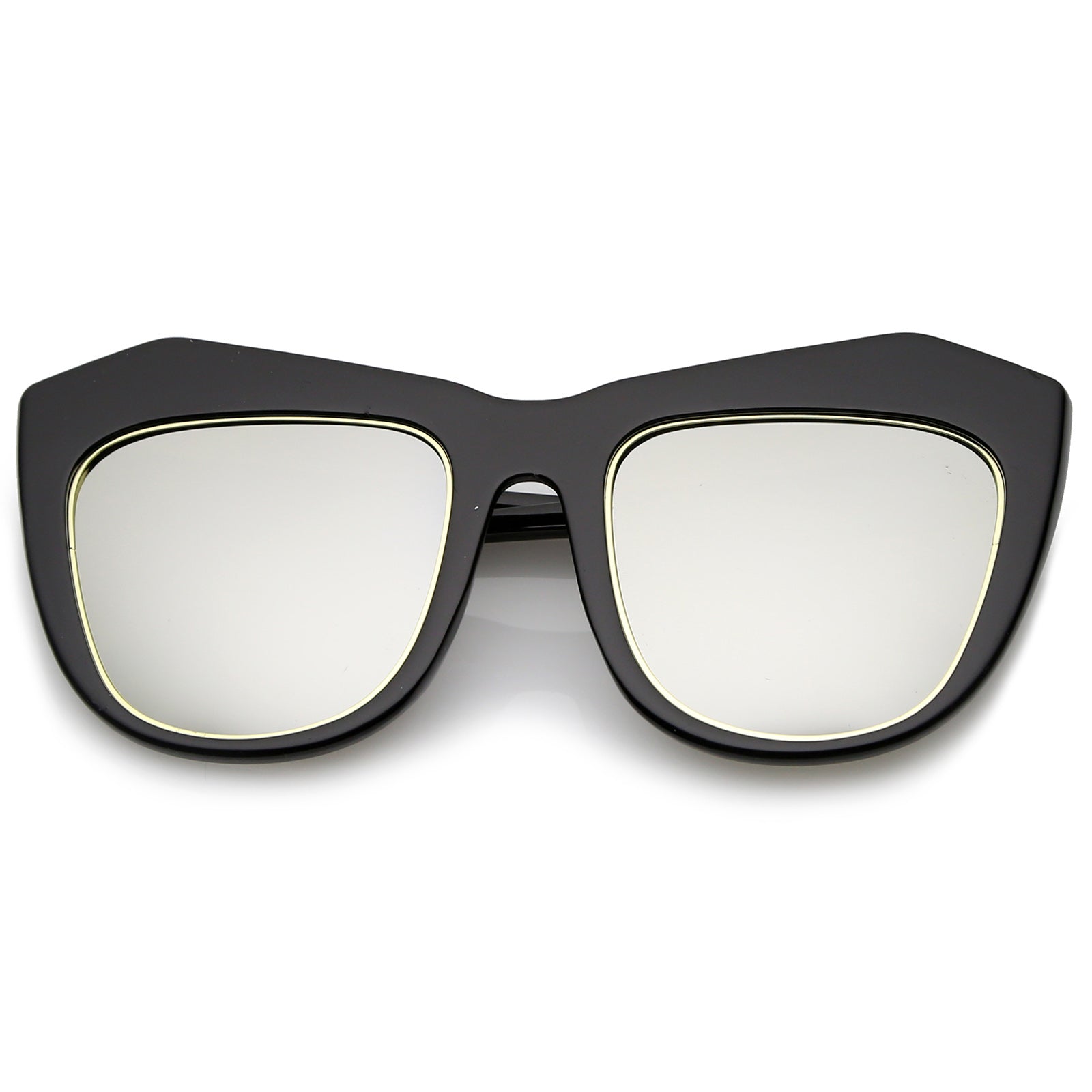 Black / Silver Mirror
