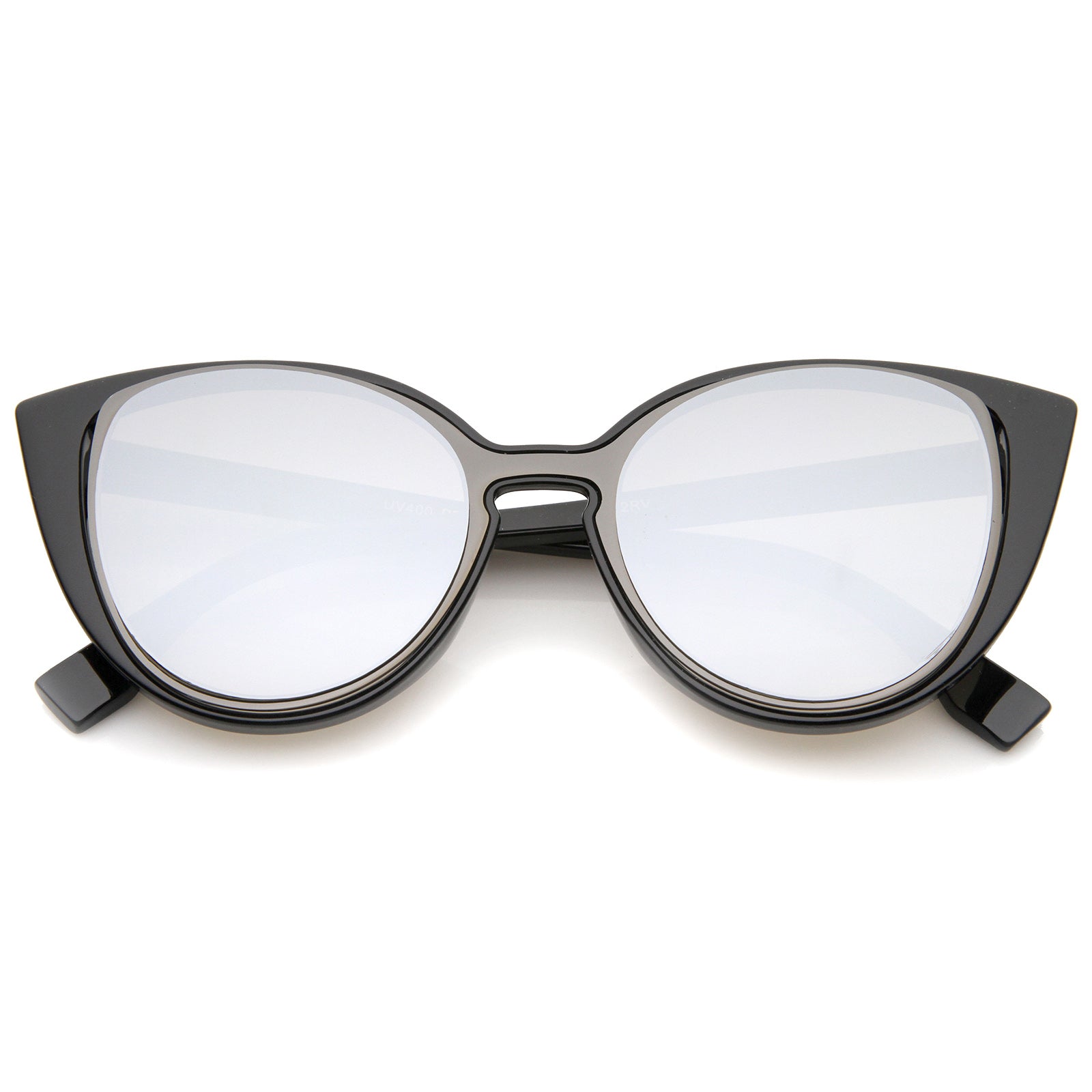 Black-Gunmetal / Silver Mirror