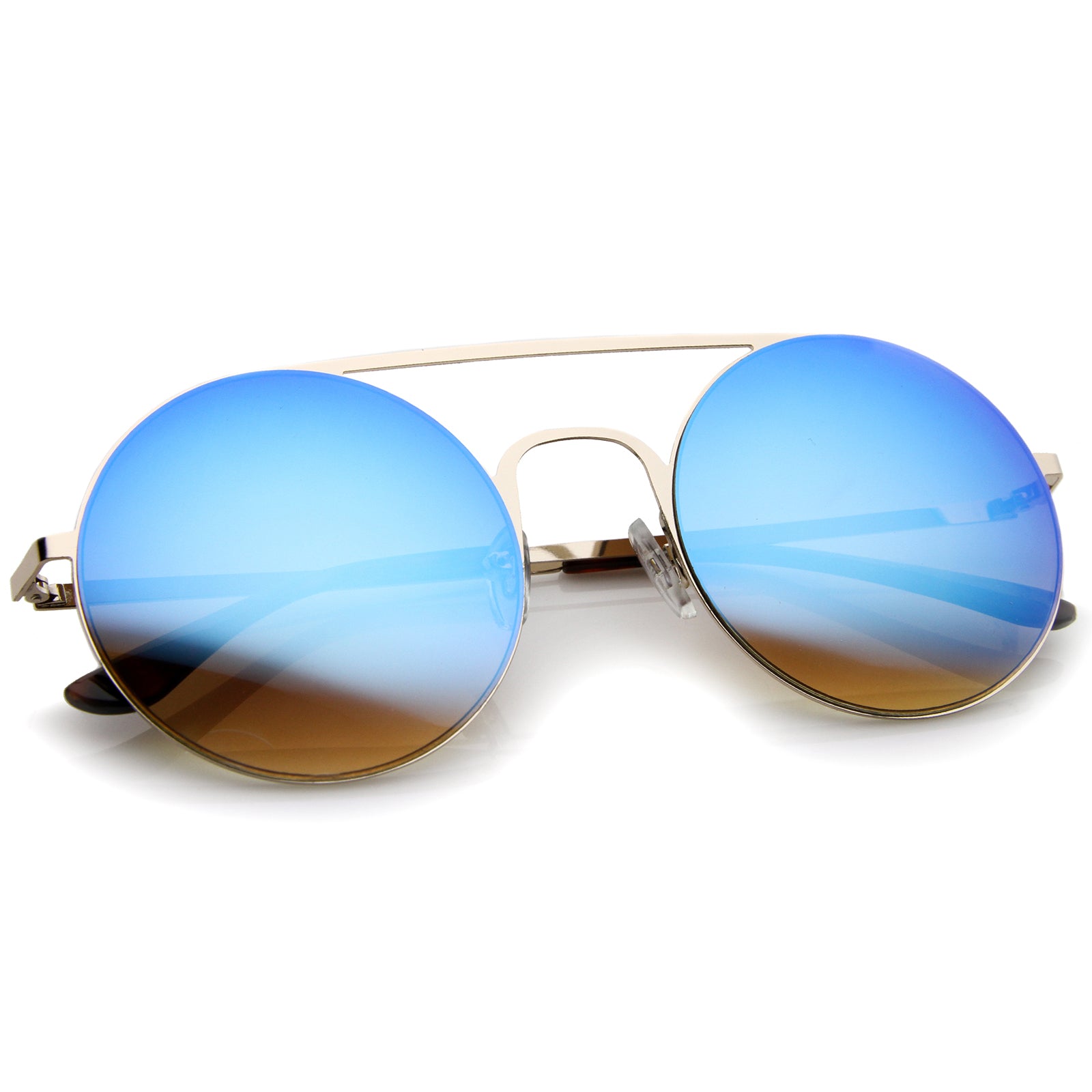 Gold / Blue-Orange Mirror
