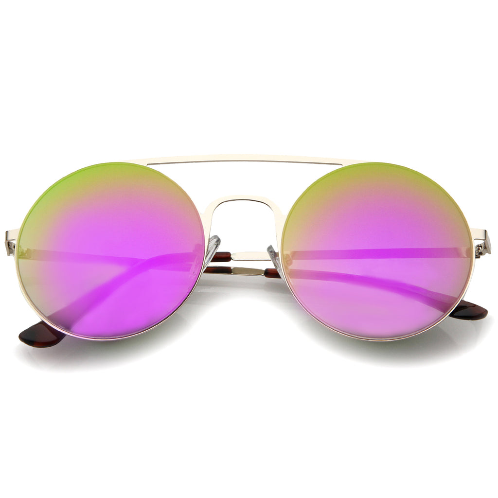 Gold / Magenta-Green Mirror