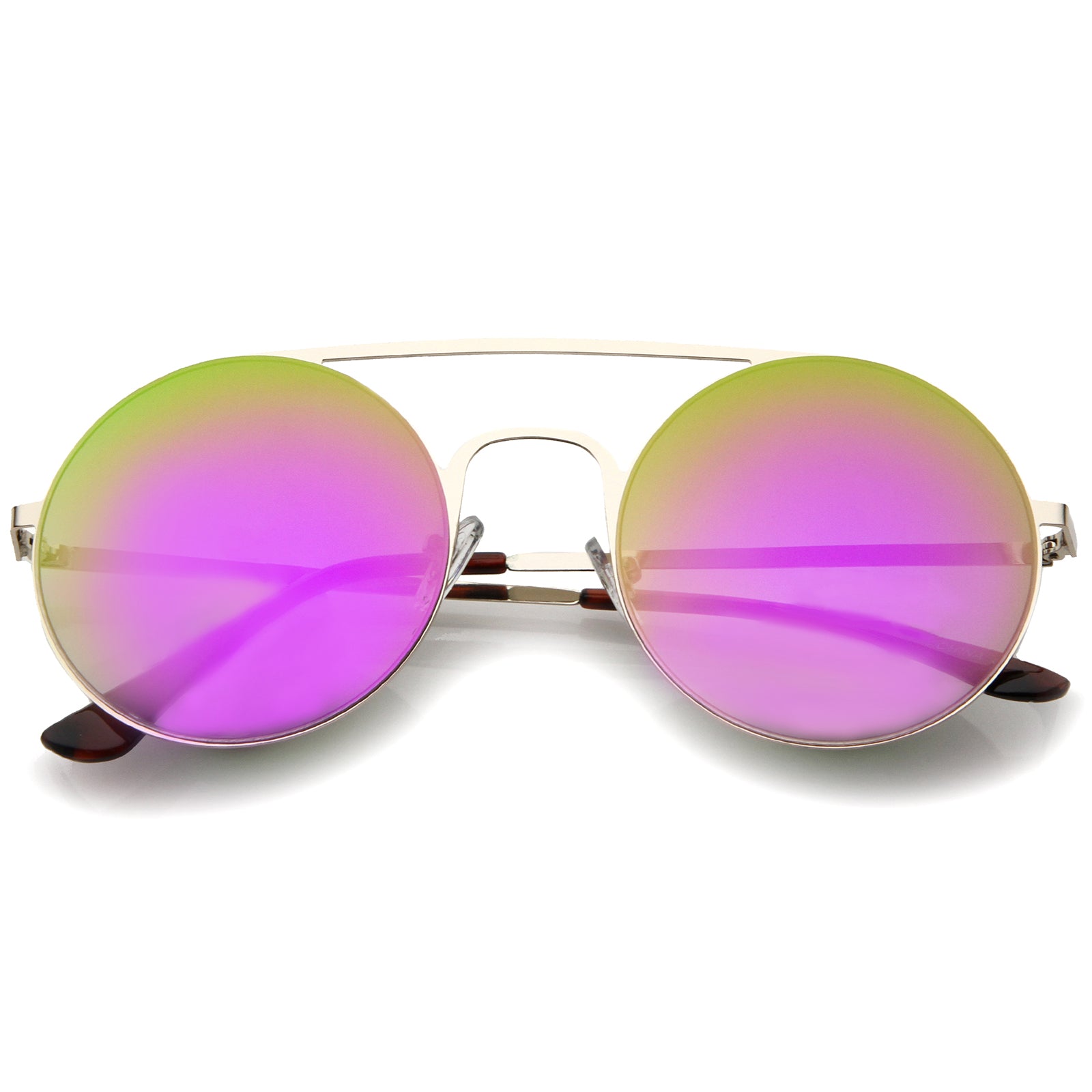Gold / Magenta-Green Mirror