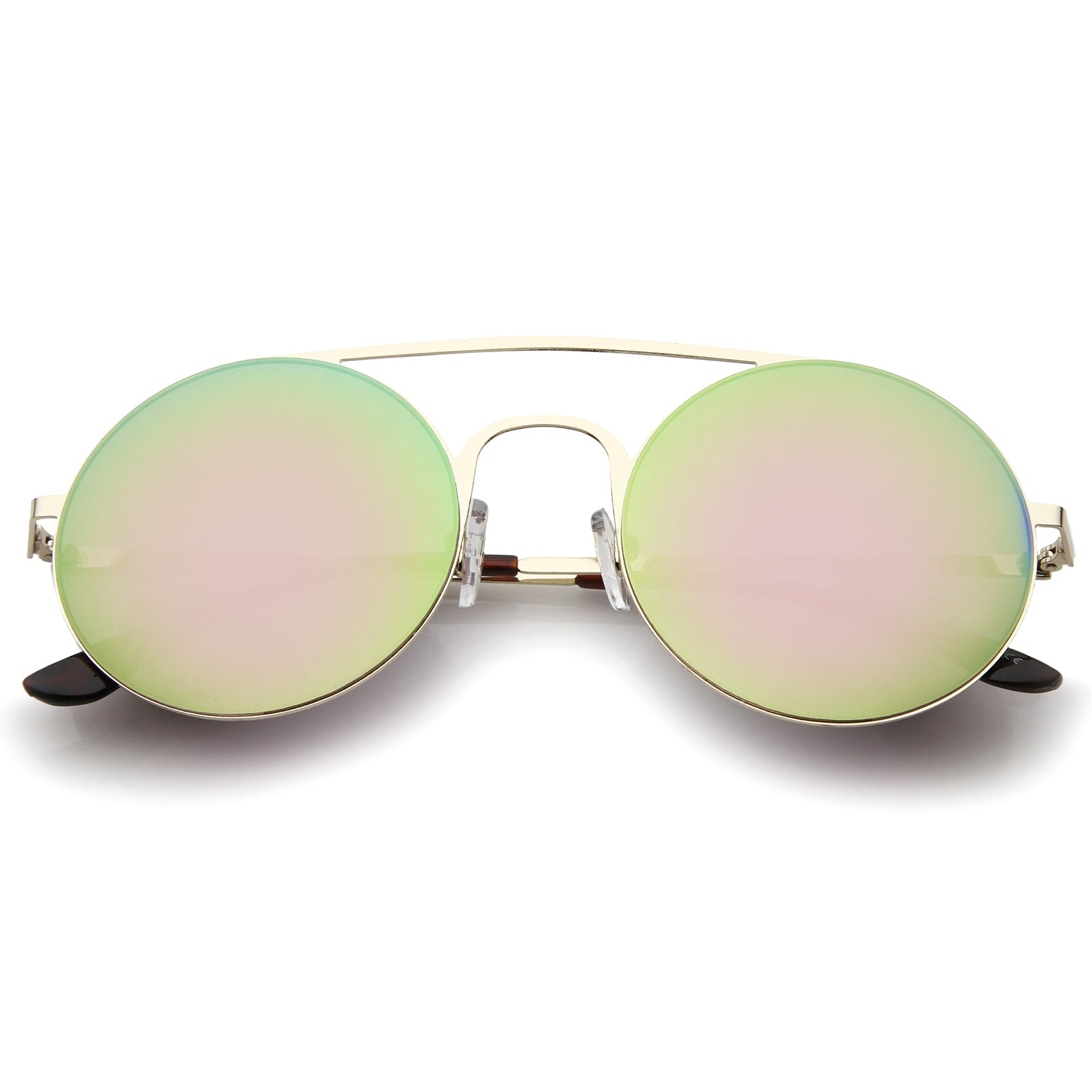 Gold / Pink-Green Mirror