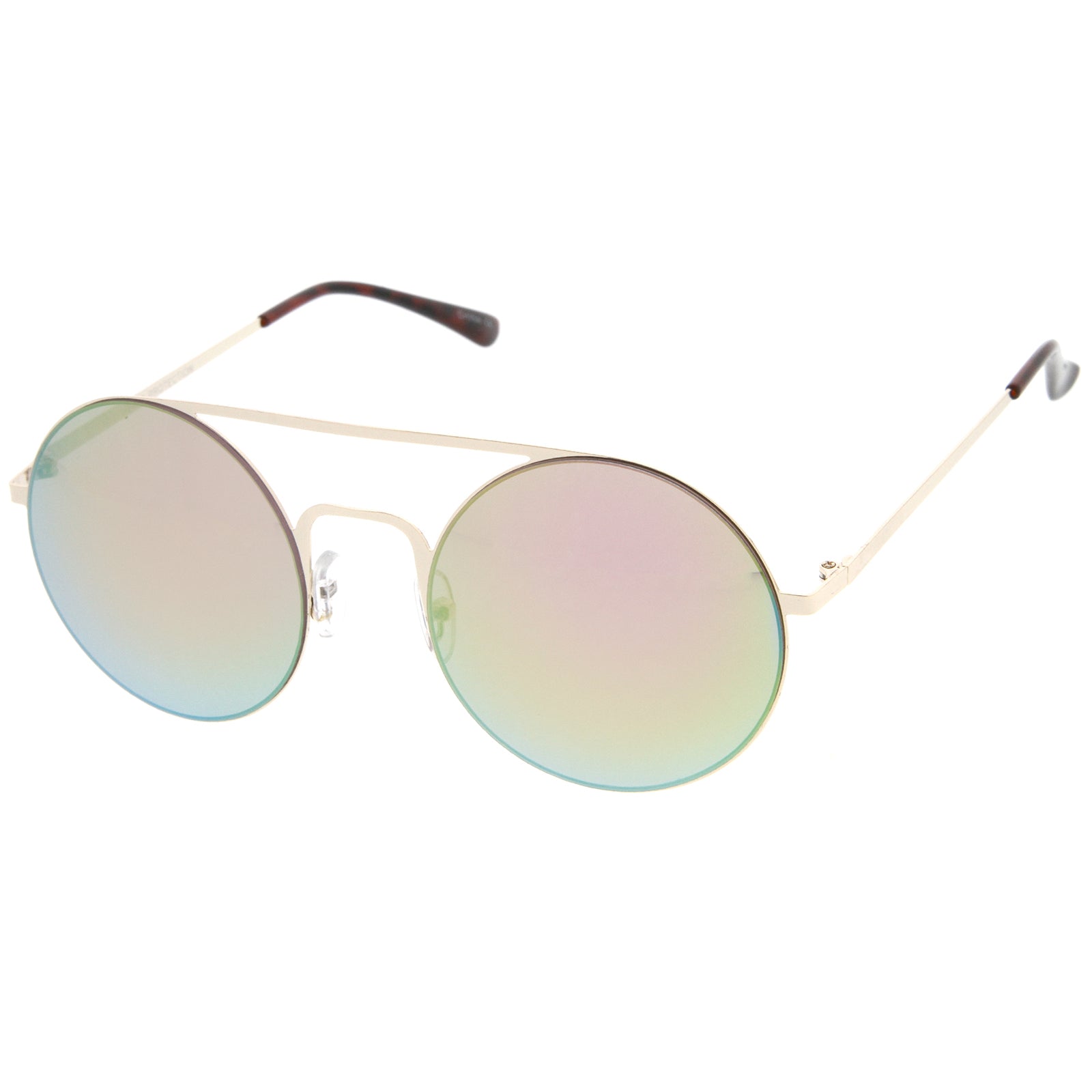 Gold / Pink-Green Mirror