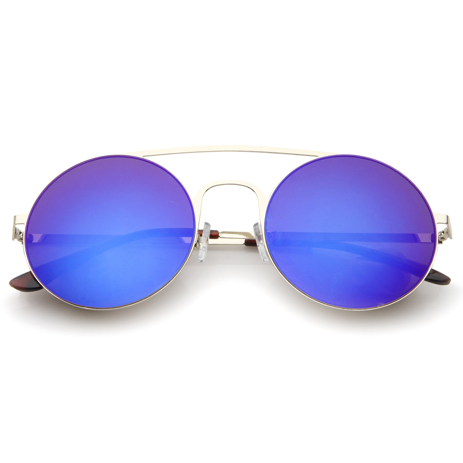 Gold / Blue Mirror