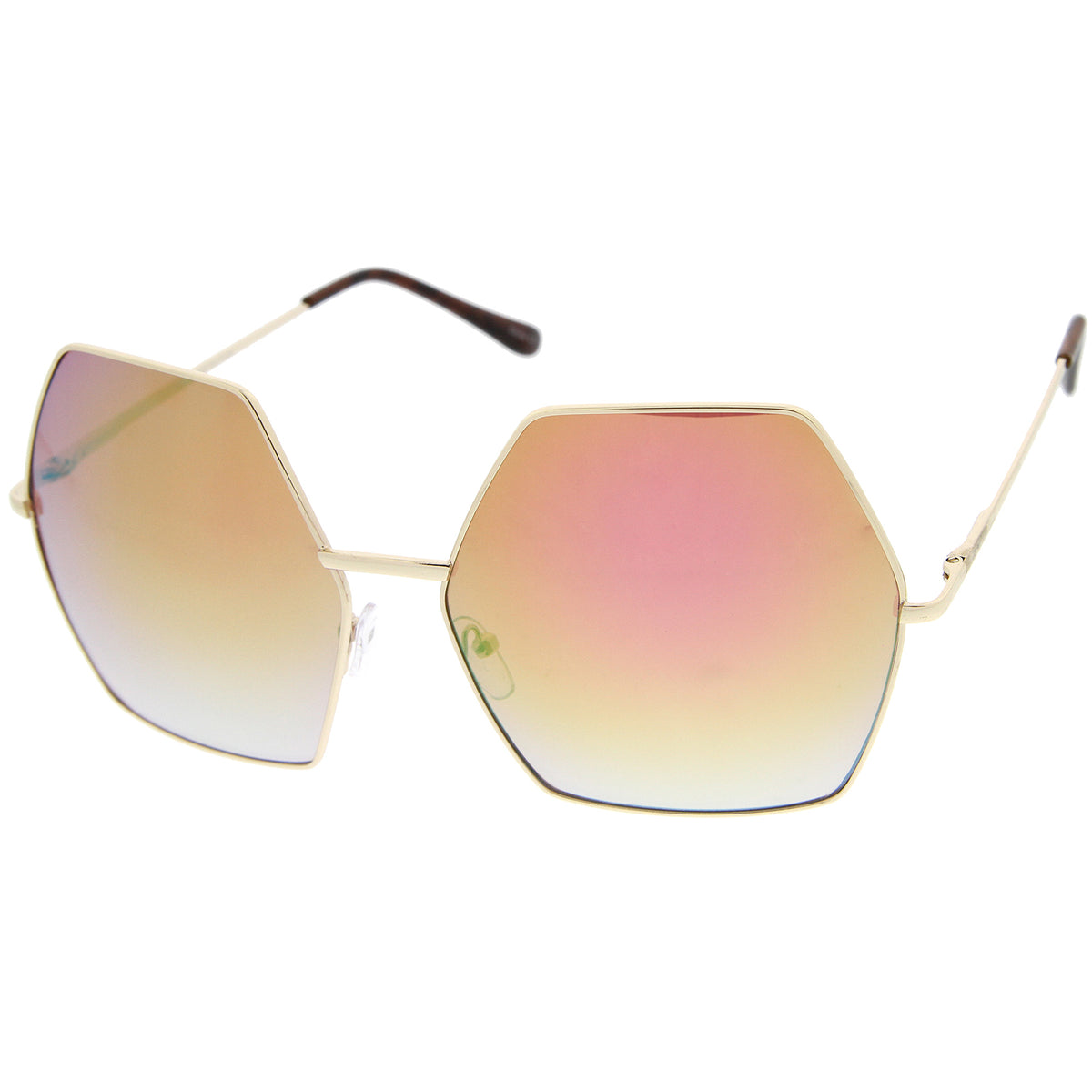 Gold / Pink-Green Mirror