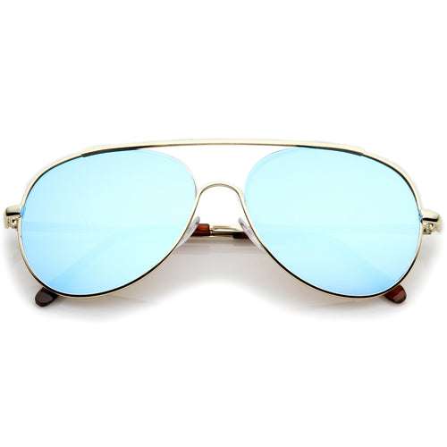 Gold / Blue Mirror