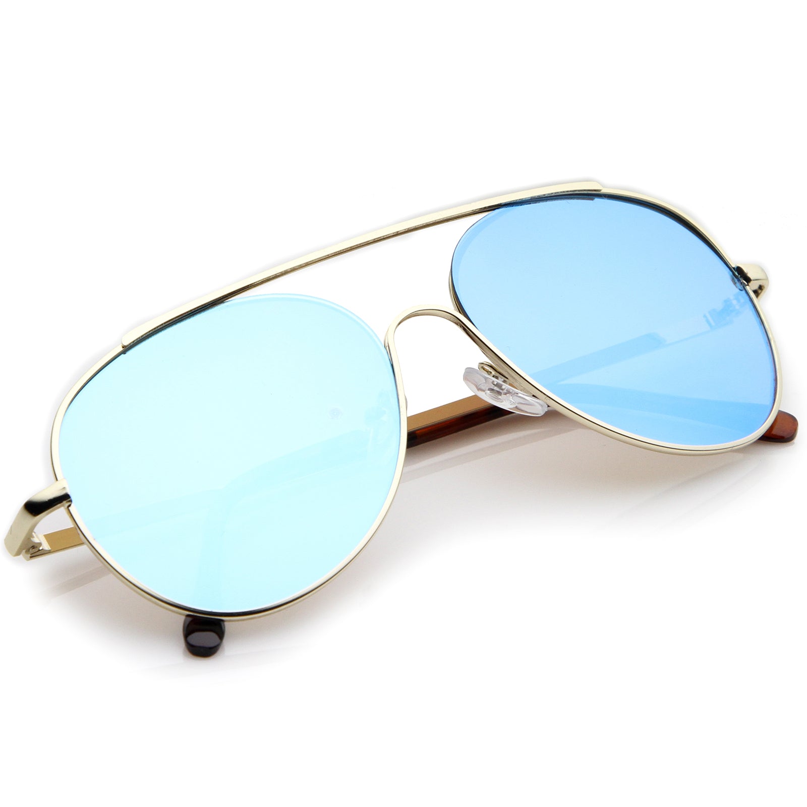 Gold / Blue Mirror