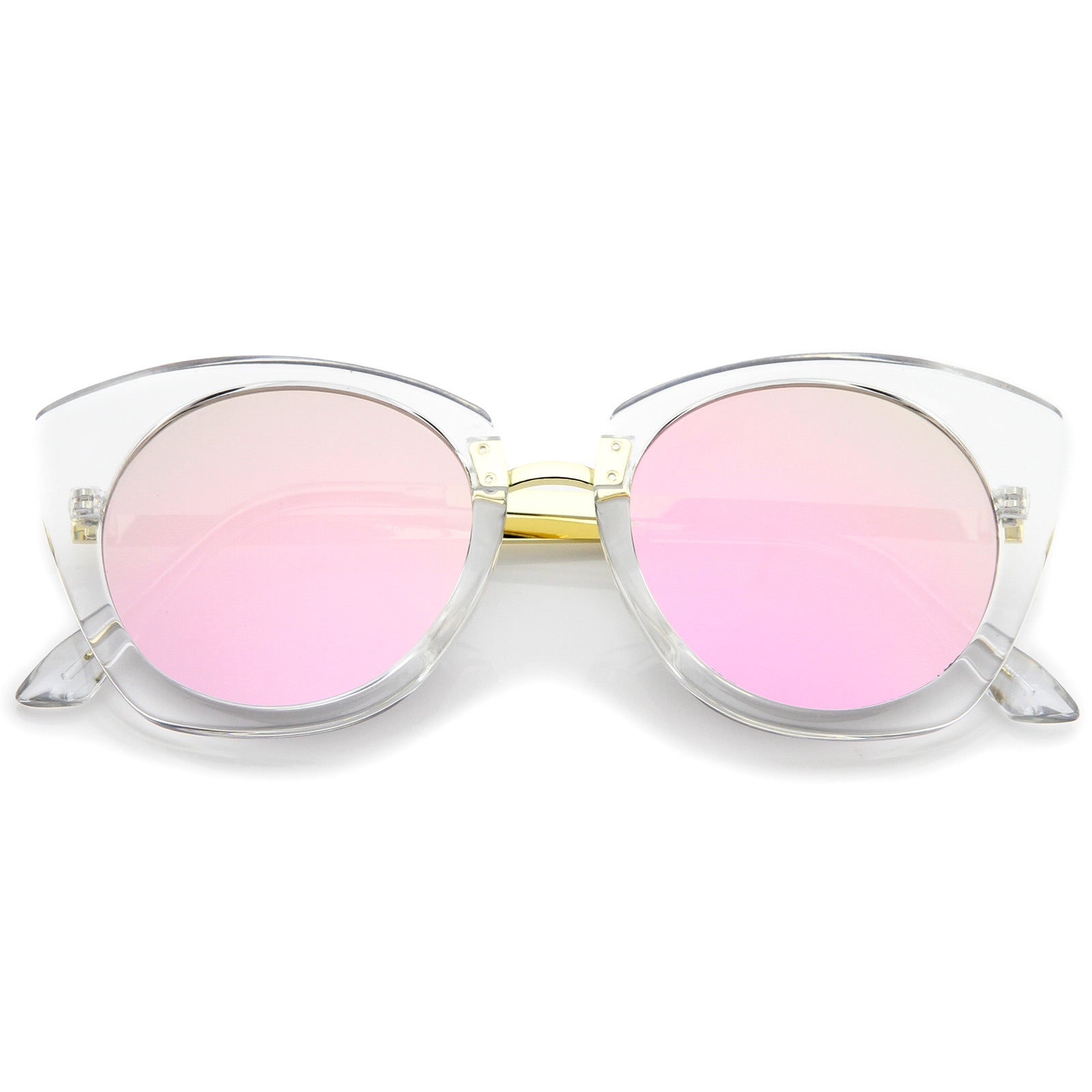 Clear-Gold / Pink-Green Mirror