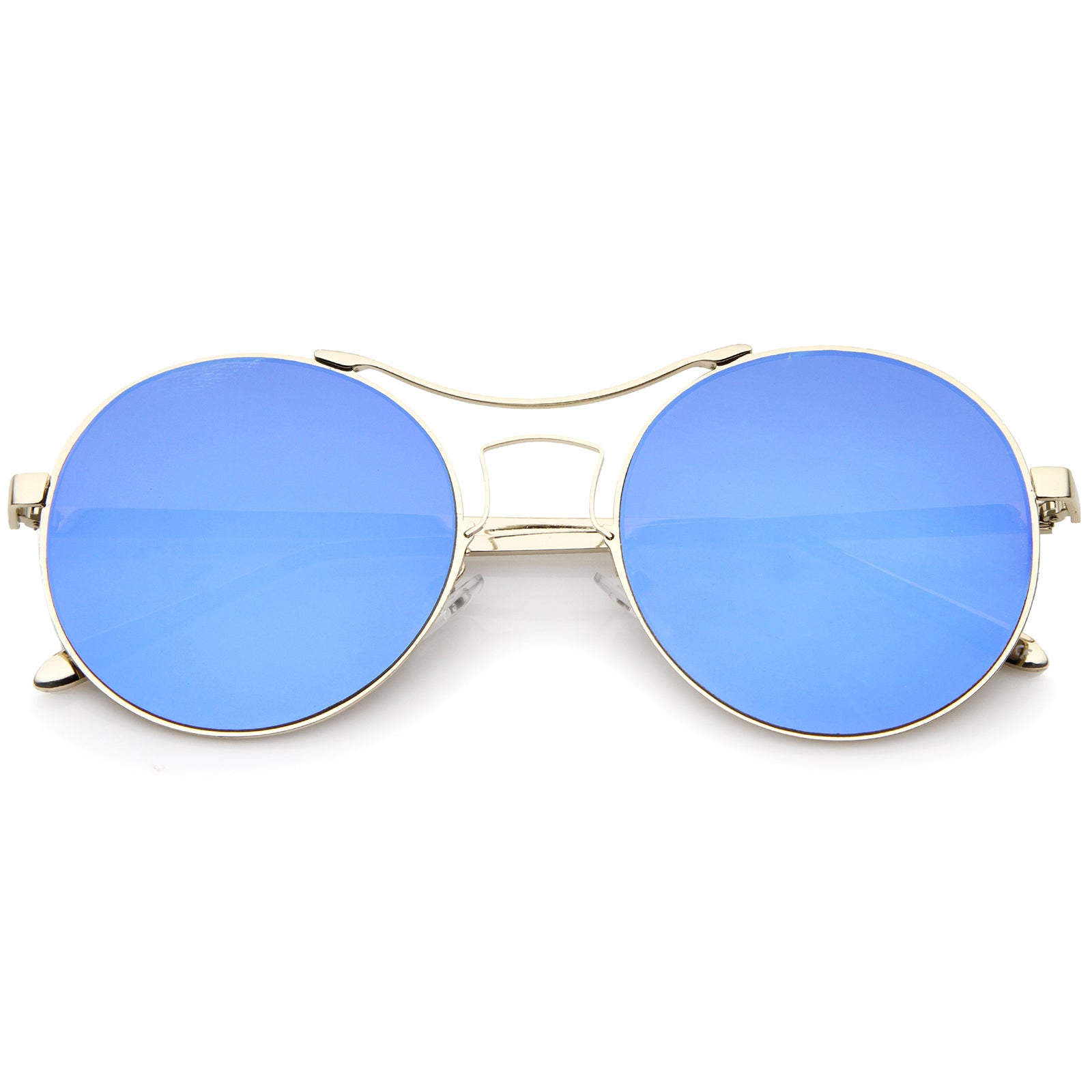 Gold / Blue Mirror