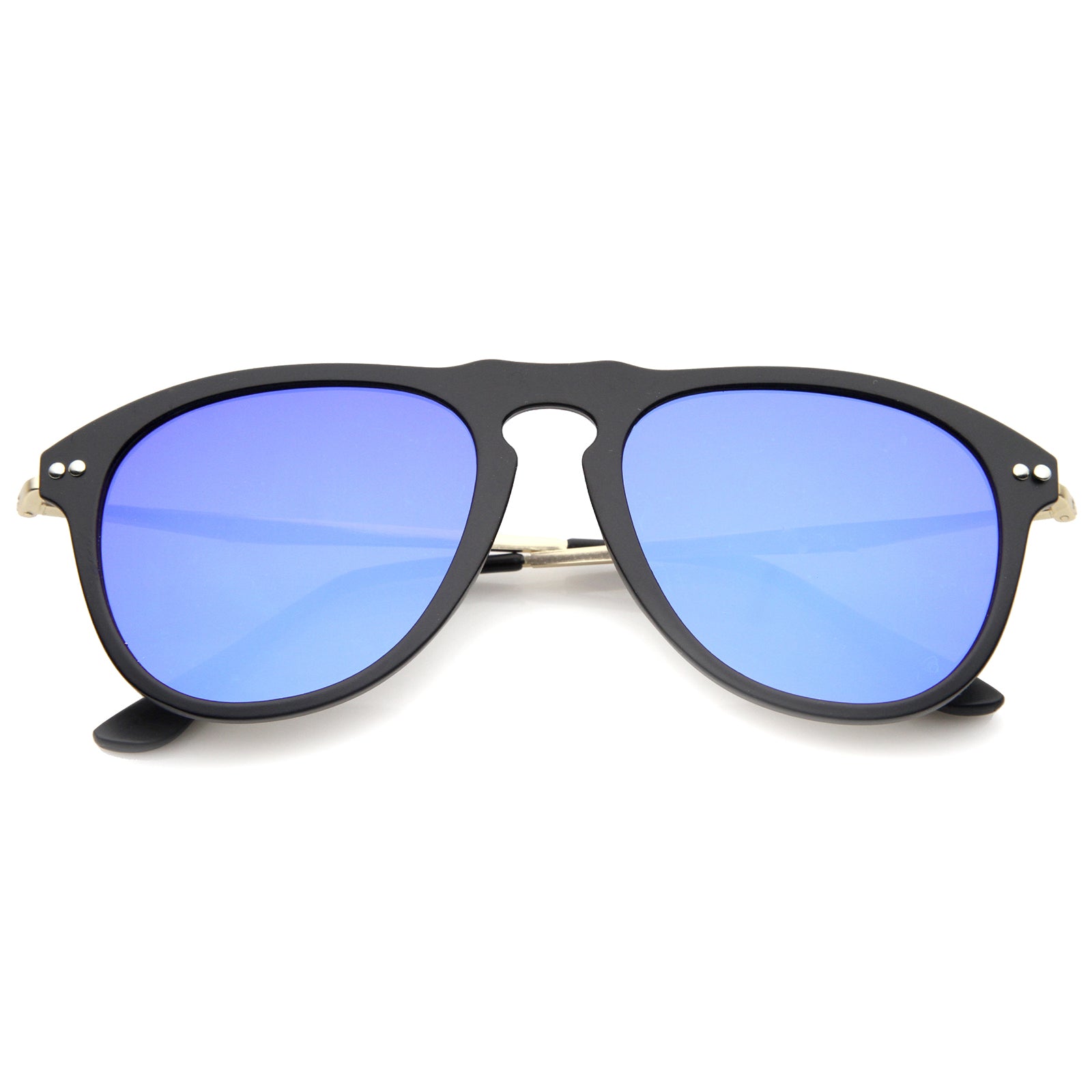 Black-Gold / Blue Mirror