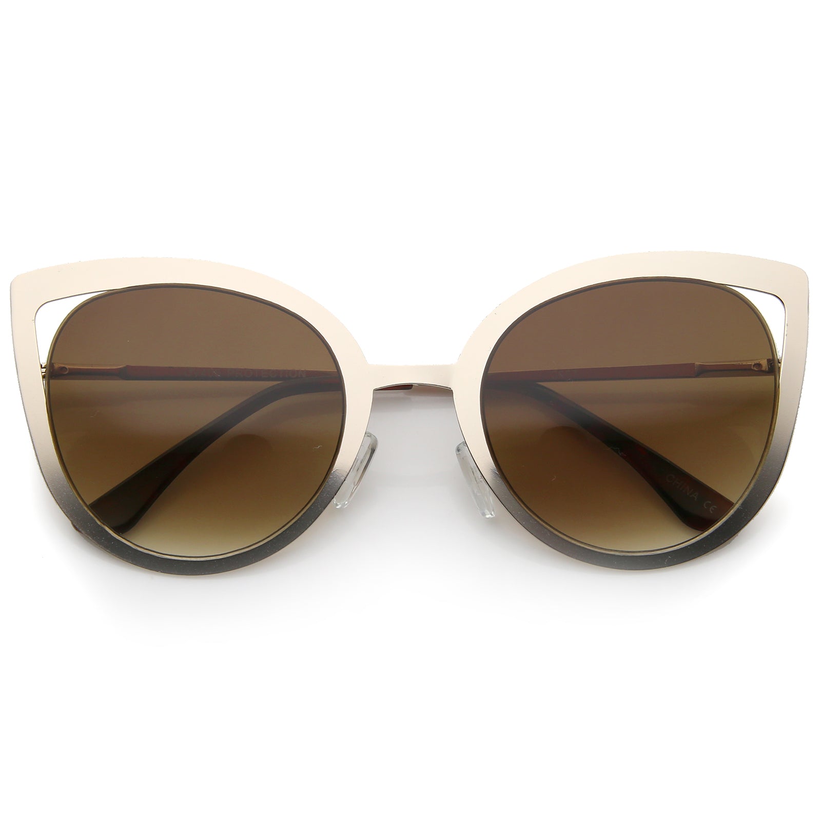 Fendi cutout cat eye sunglasses best sale