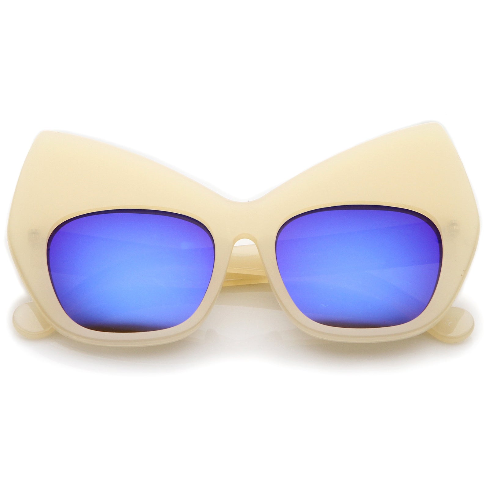 Creme / Blue Mirror