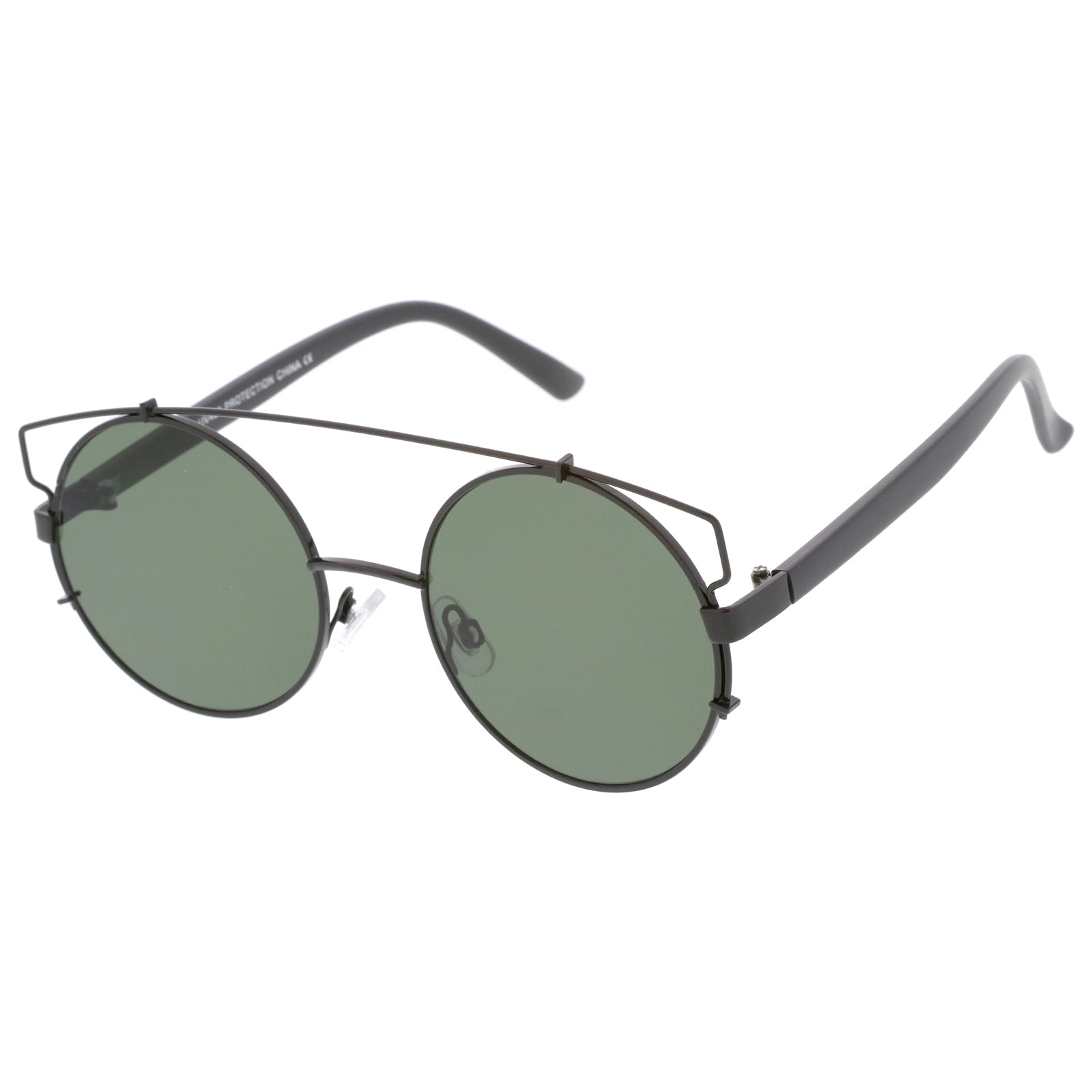 Black Matte Black / Green
