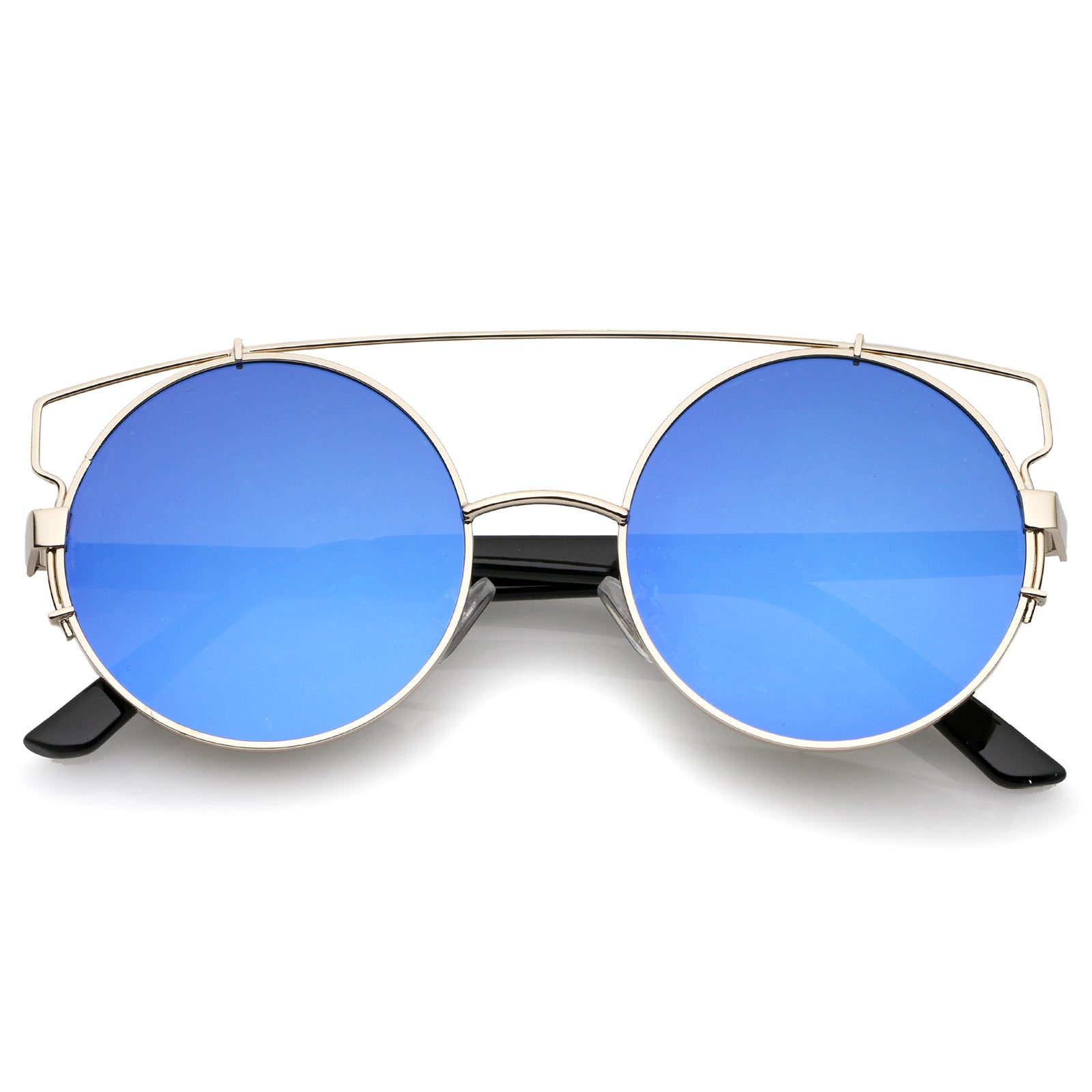 Gold / Blue Mirror