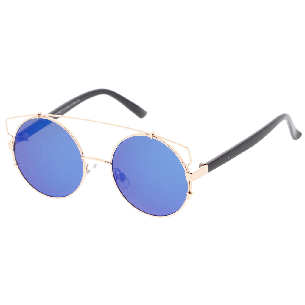 Gold / Blue Mirror