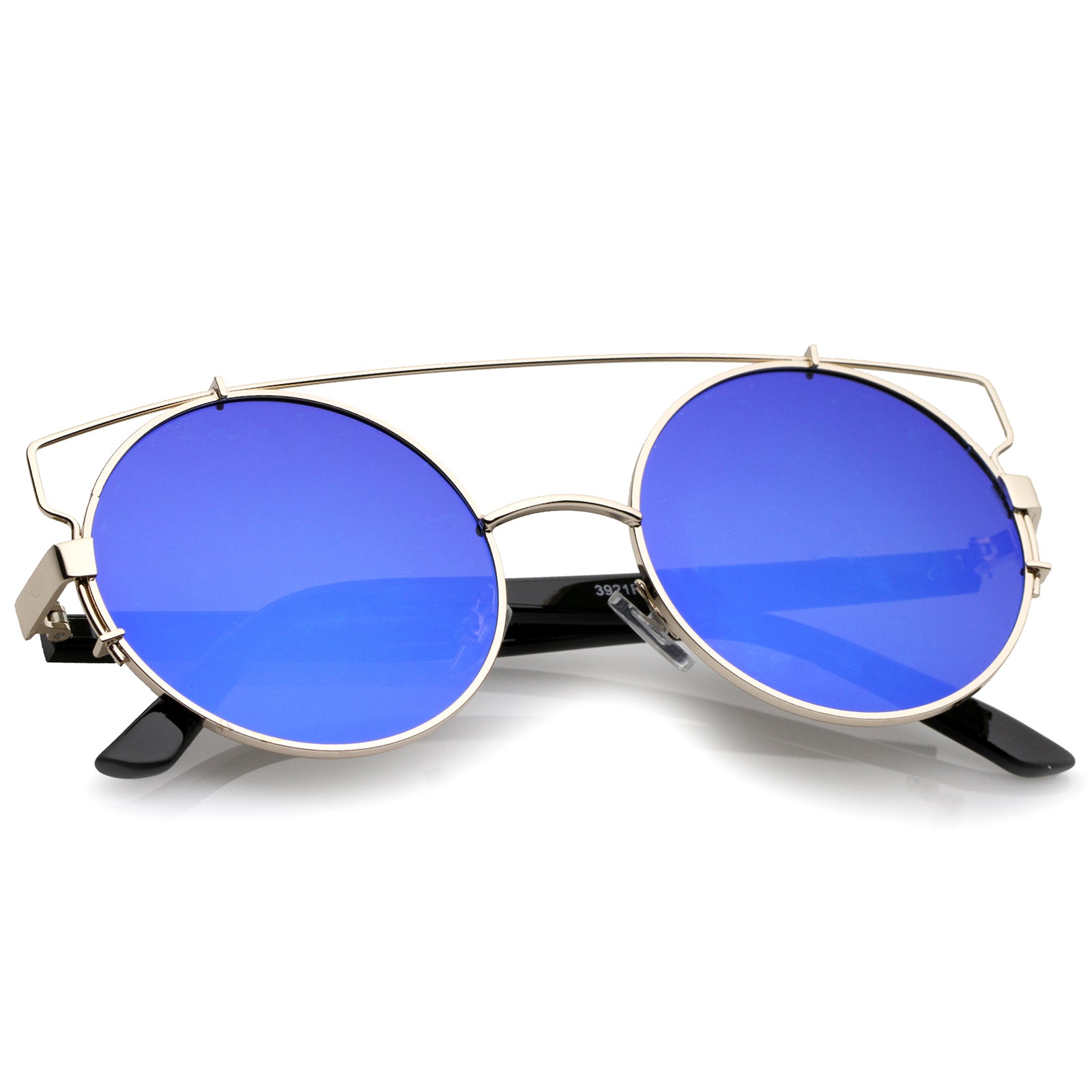 Gold / Blue Mirror