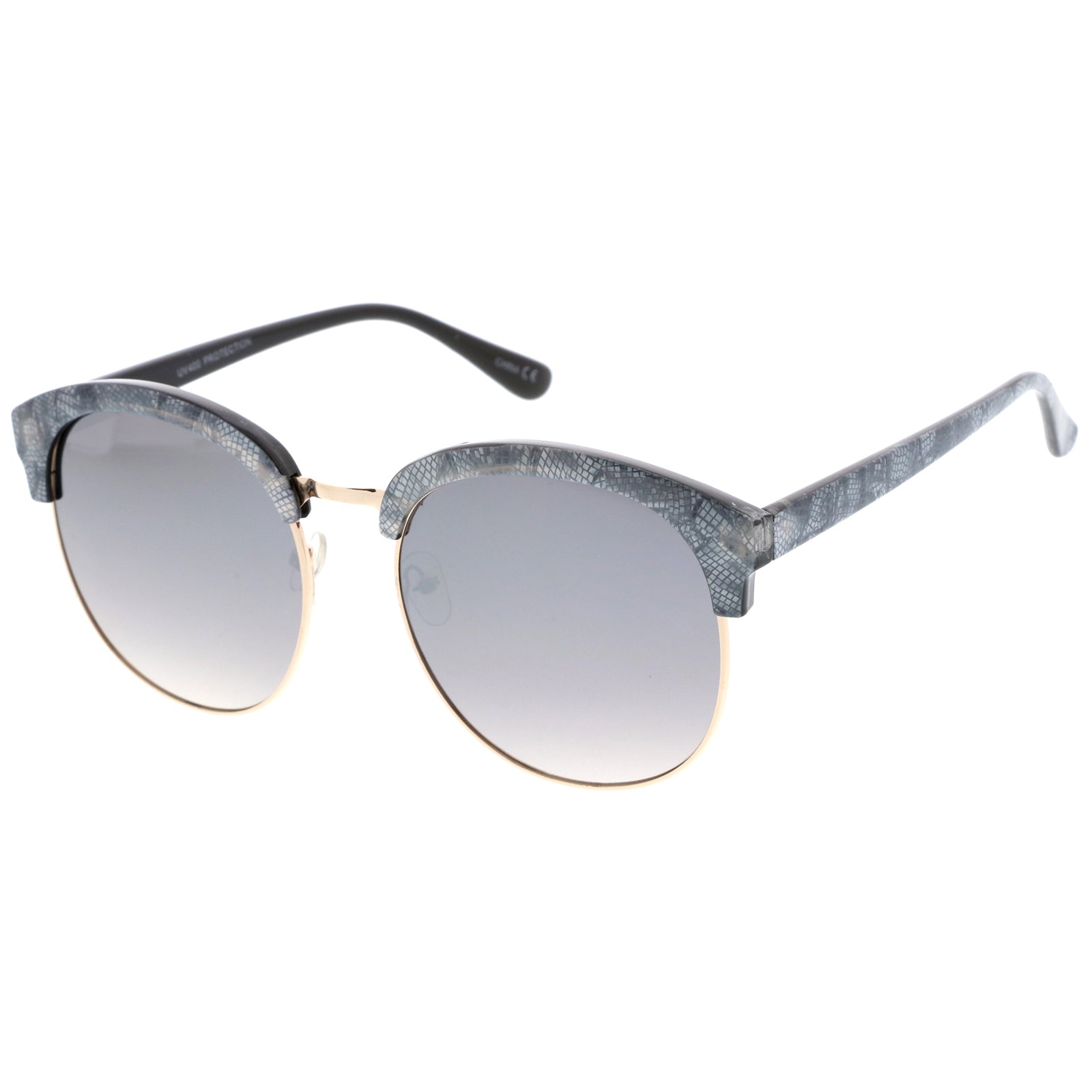 Dark Grey Gold / Silver Mirror