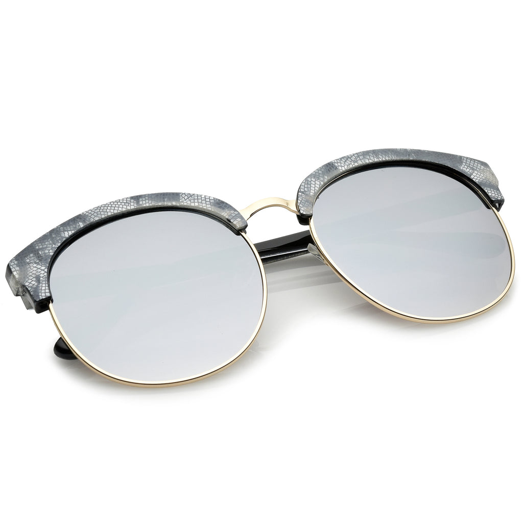 Dark Grey Gold / Silver Mirror