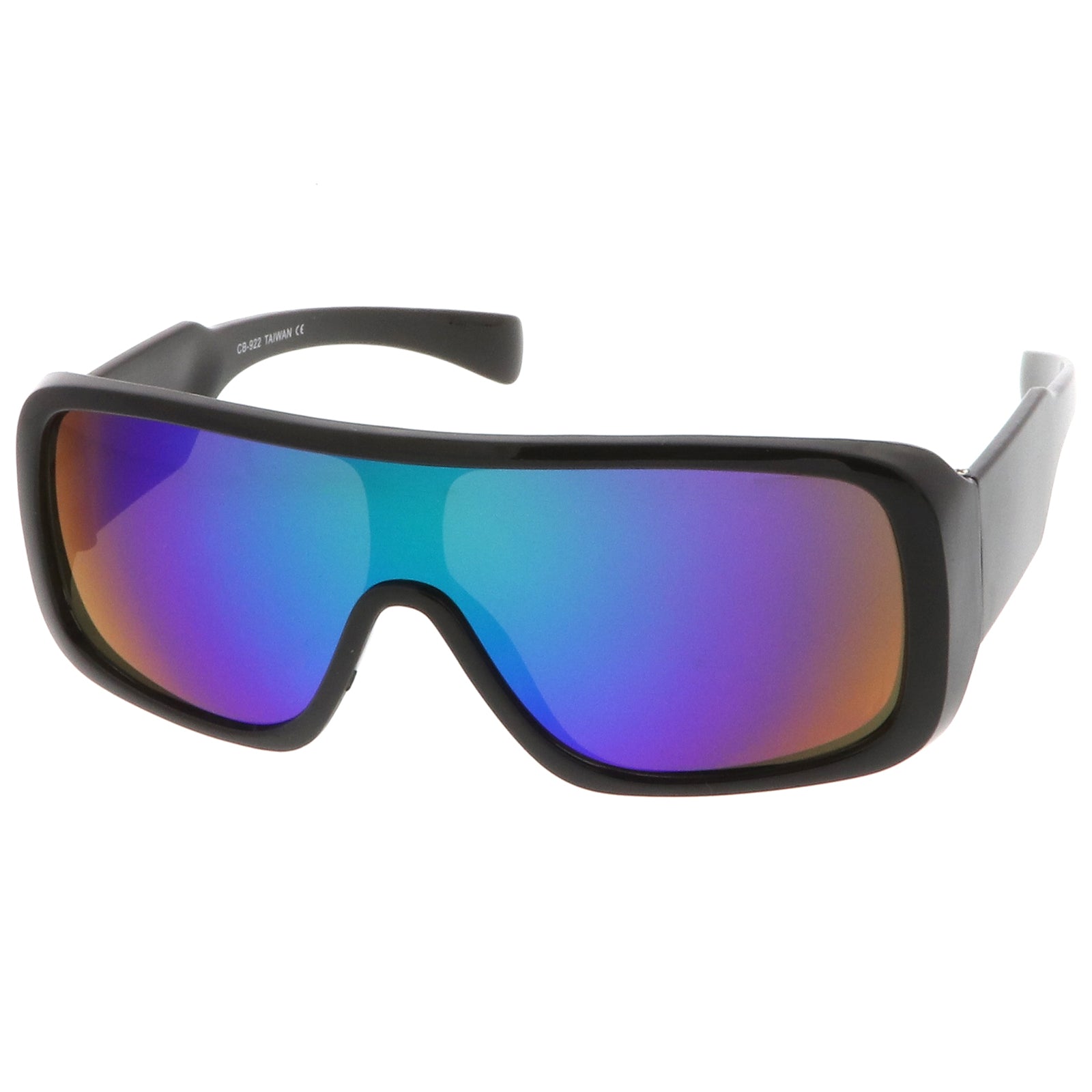 Black / Green-Purple Mirror