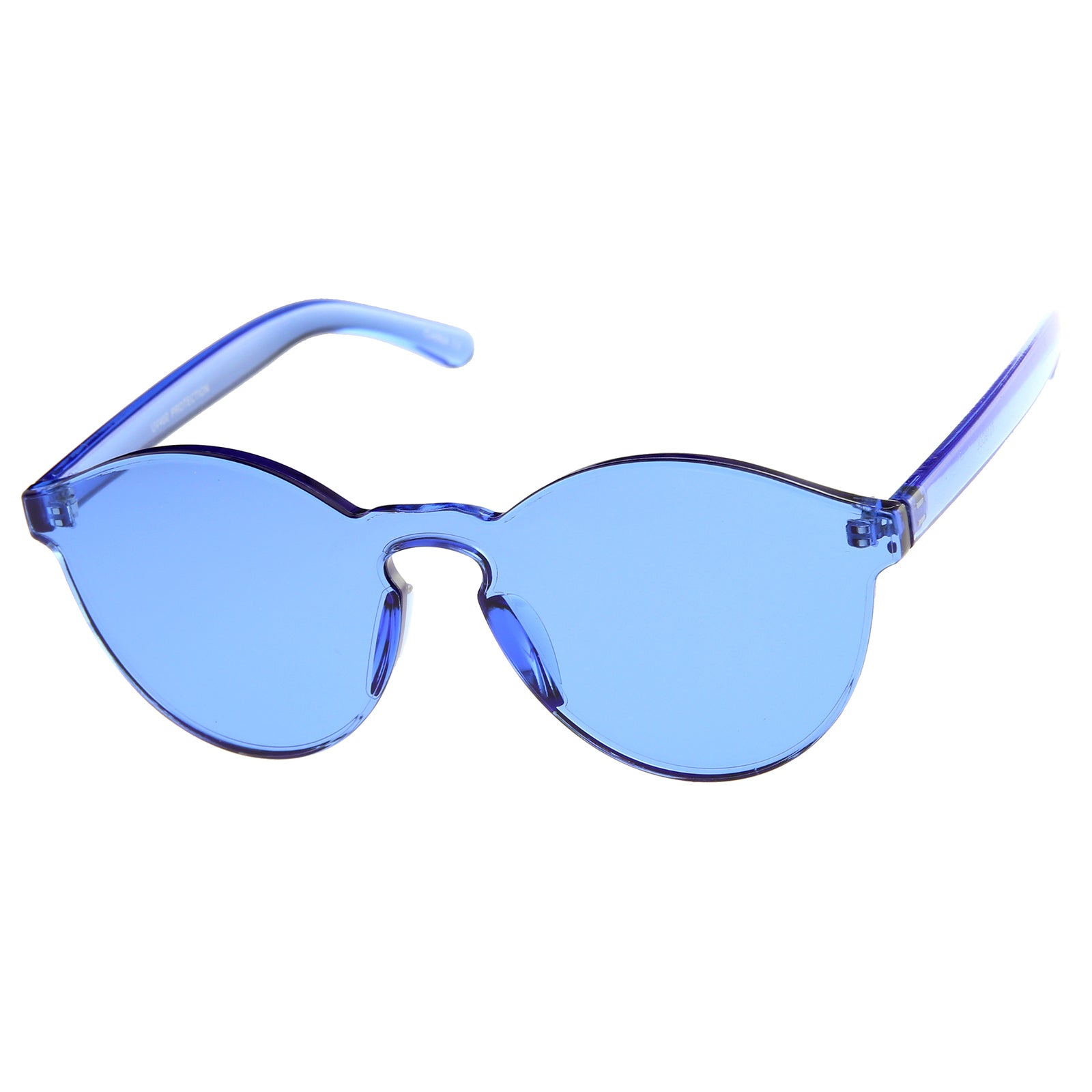 Best Mirrored One Piece Lens Sunglasses for Women UV Protection