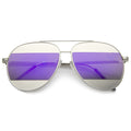 Silver / Purple Mirror