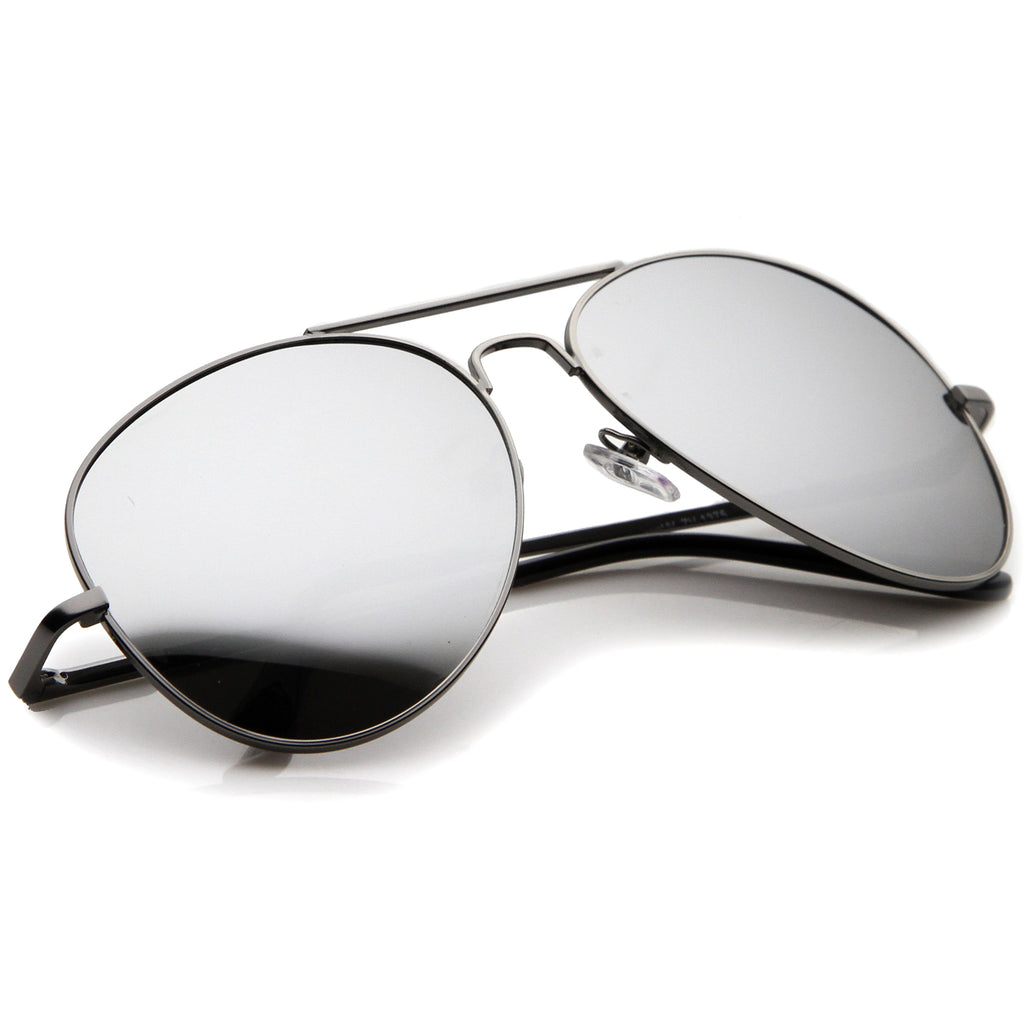 Gunmetal / Silver Mirror