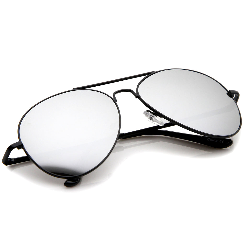 Black / Silver Mirror