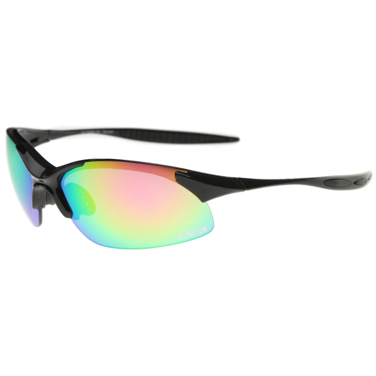 Black-Black / Pink-Green Mirror