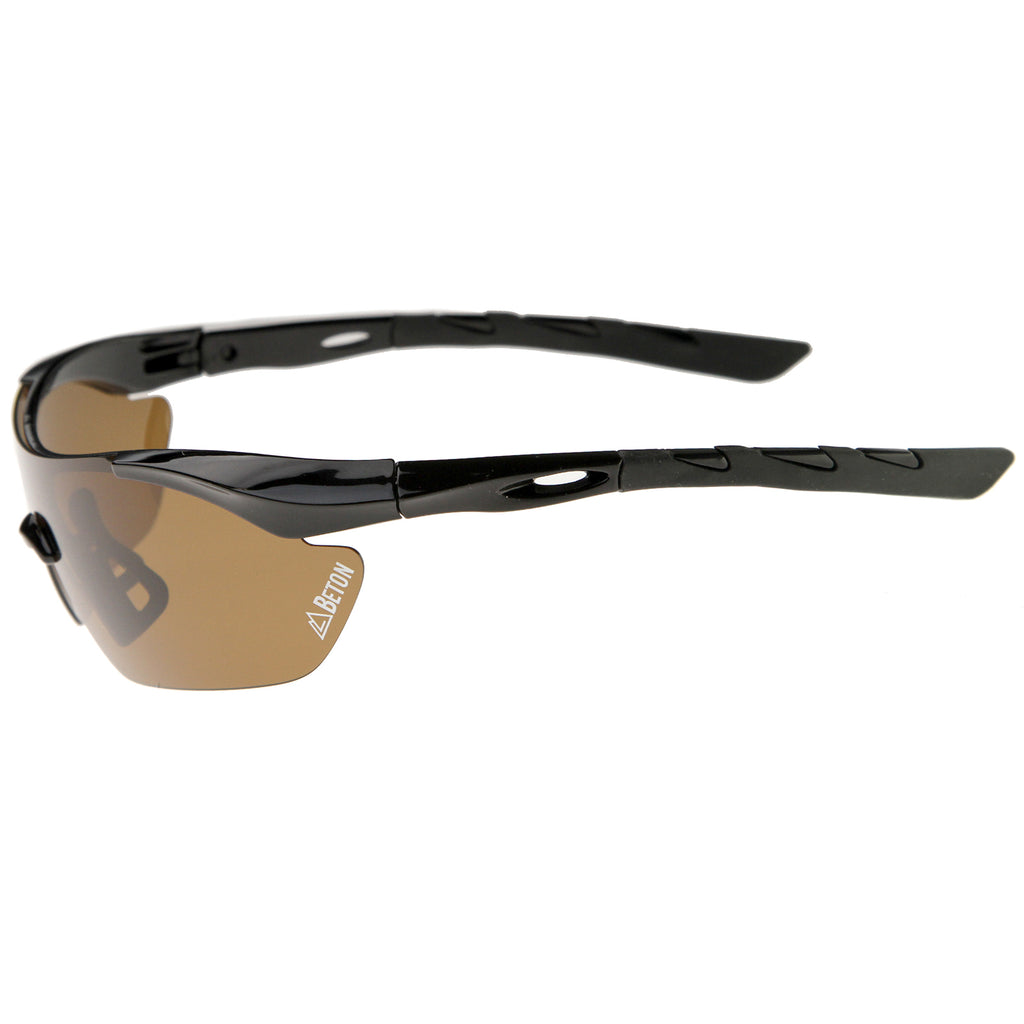 Shiny Black / Brown