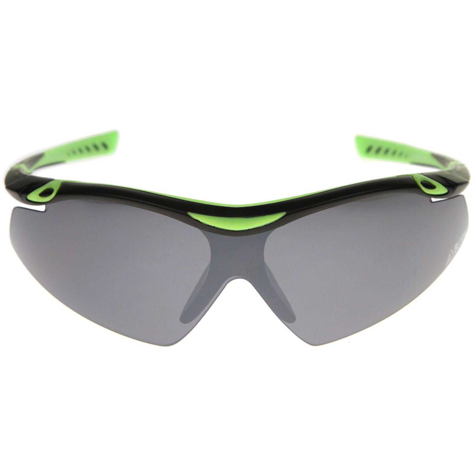 Matte Black-Green / Smoke